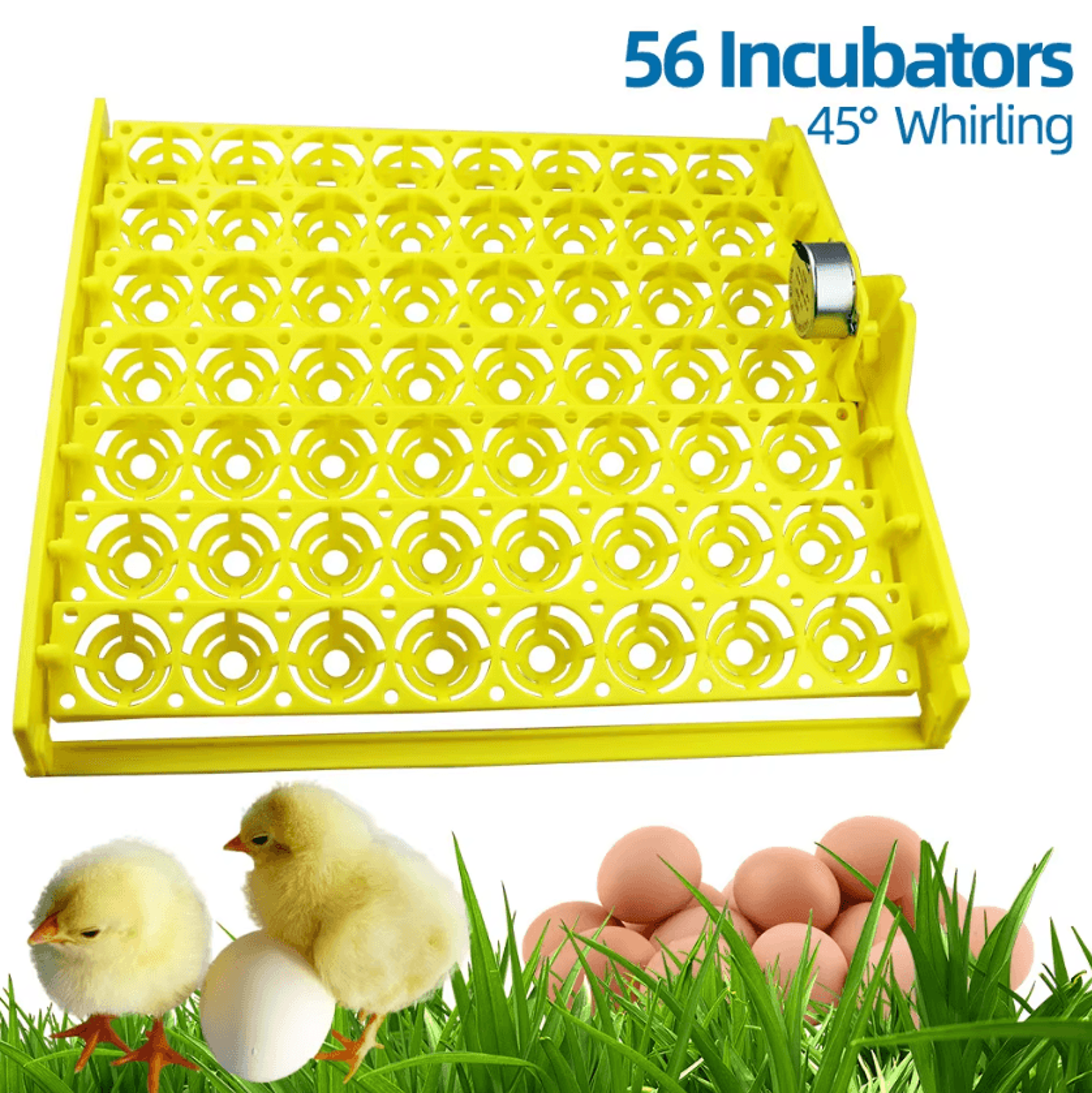 56 egg automatic incubator turner tray with motor