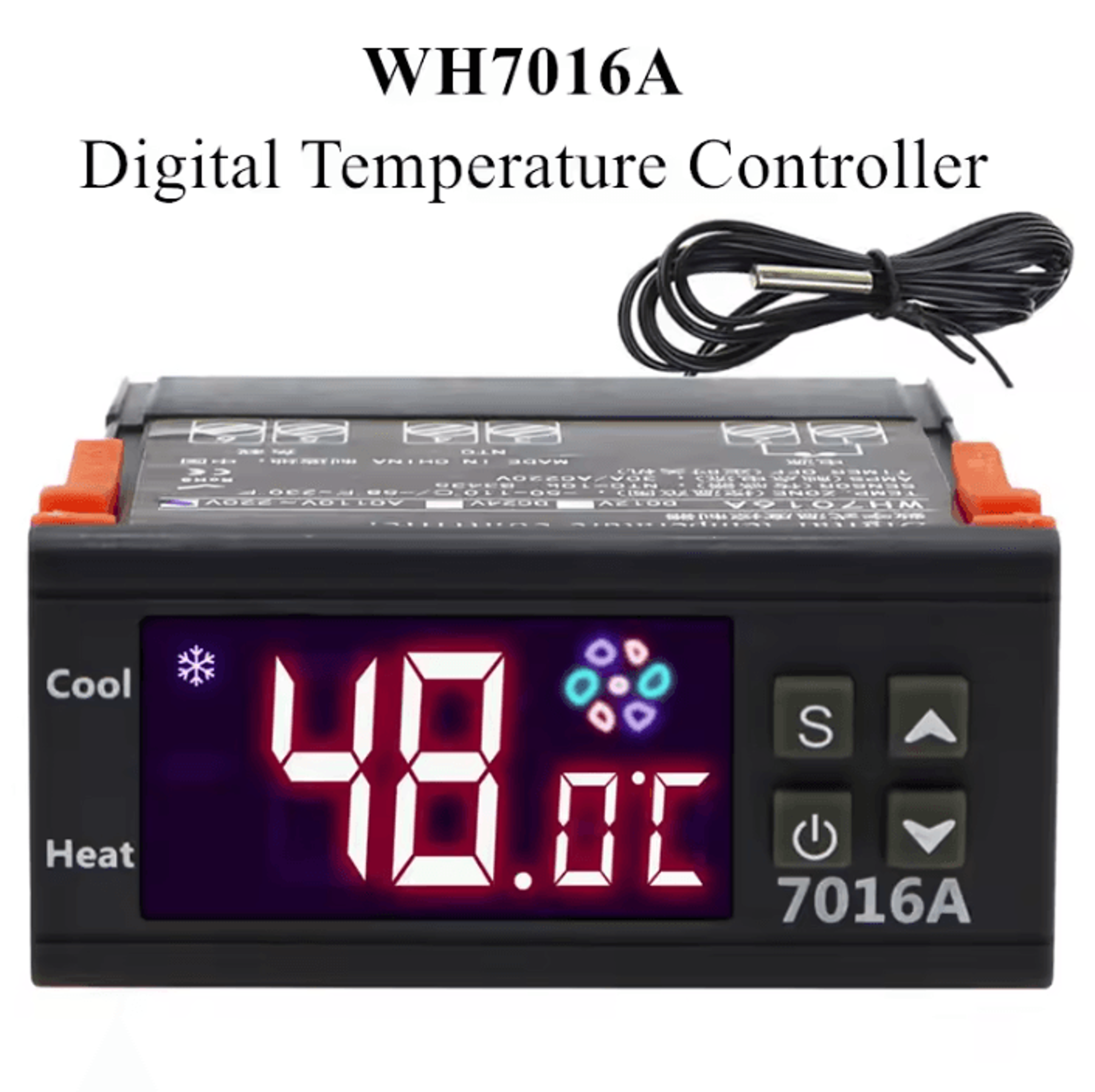 7016a 220v 30a high power digital temperature controller with ntc sensor