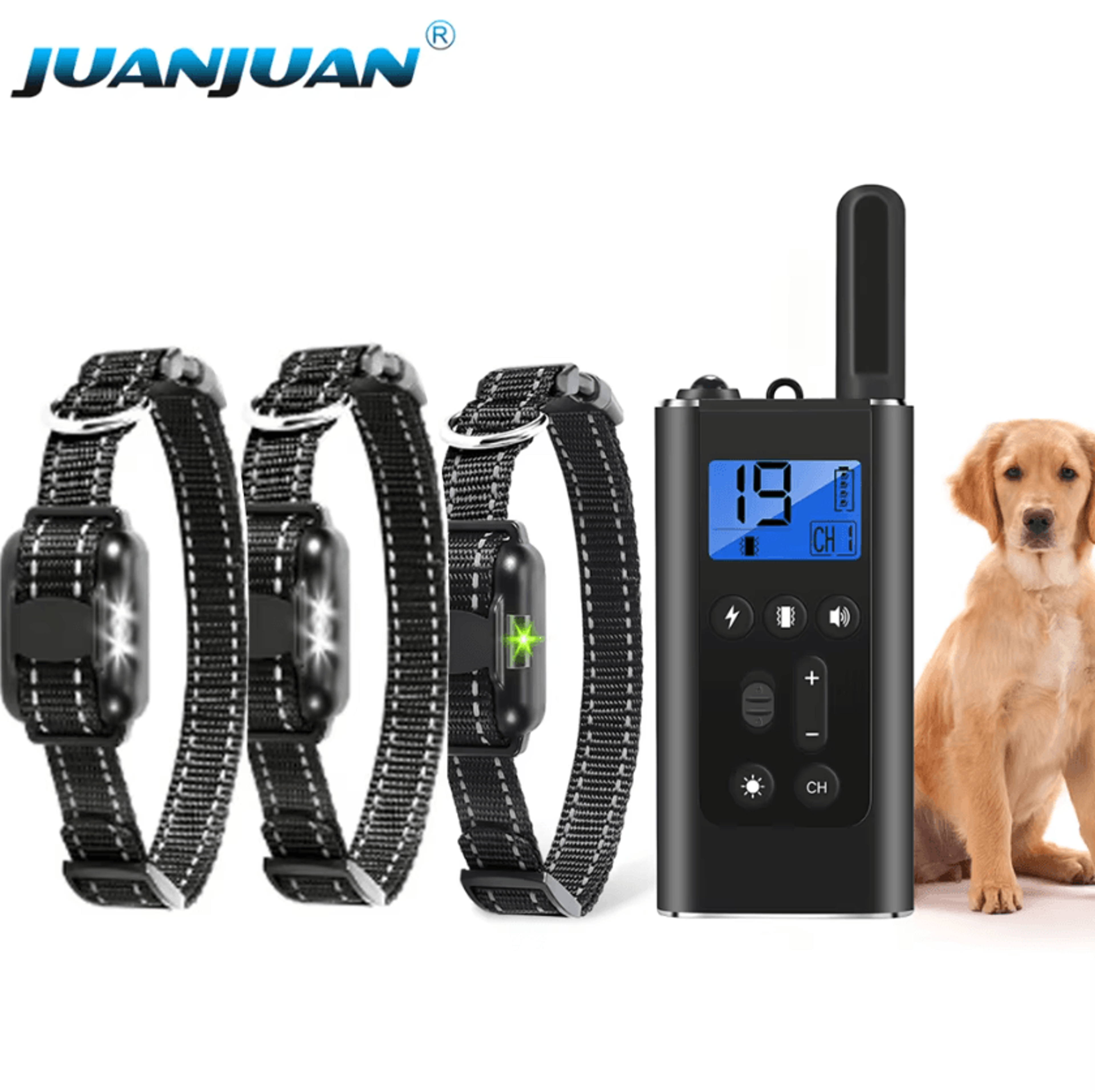 800m rechargeable waterproof remote dog training collar
