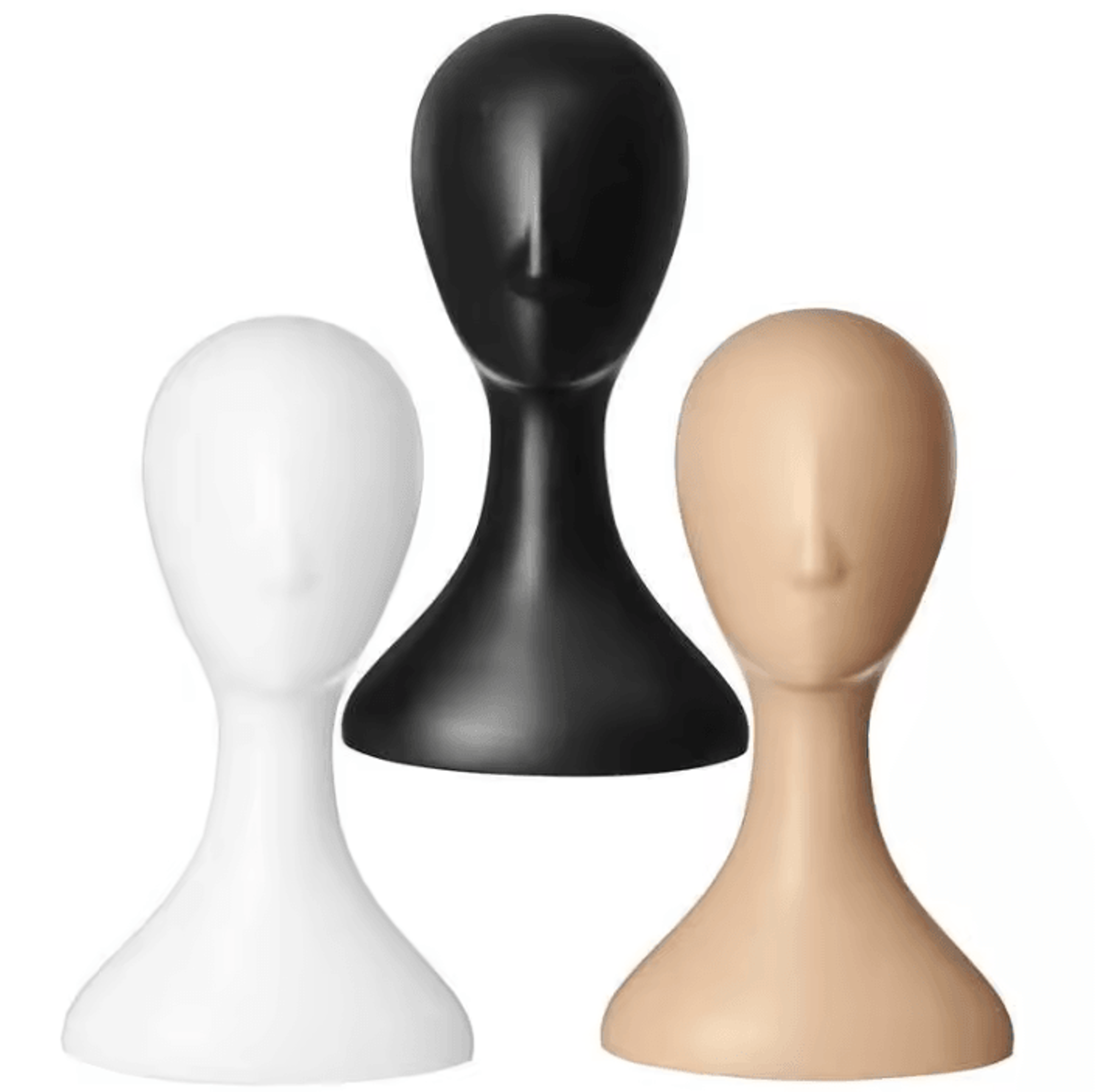 plastic mannequin head wig and hat display stand