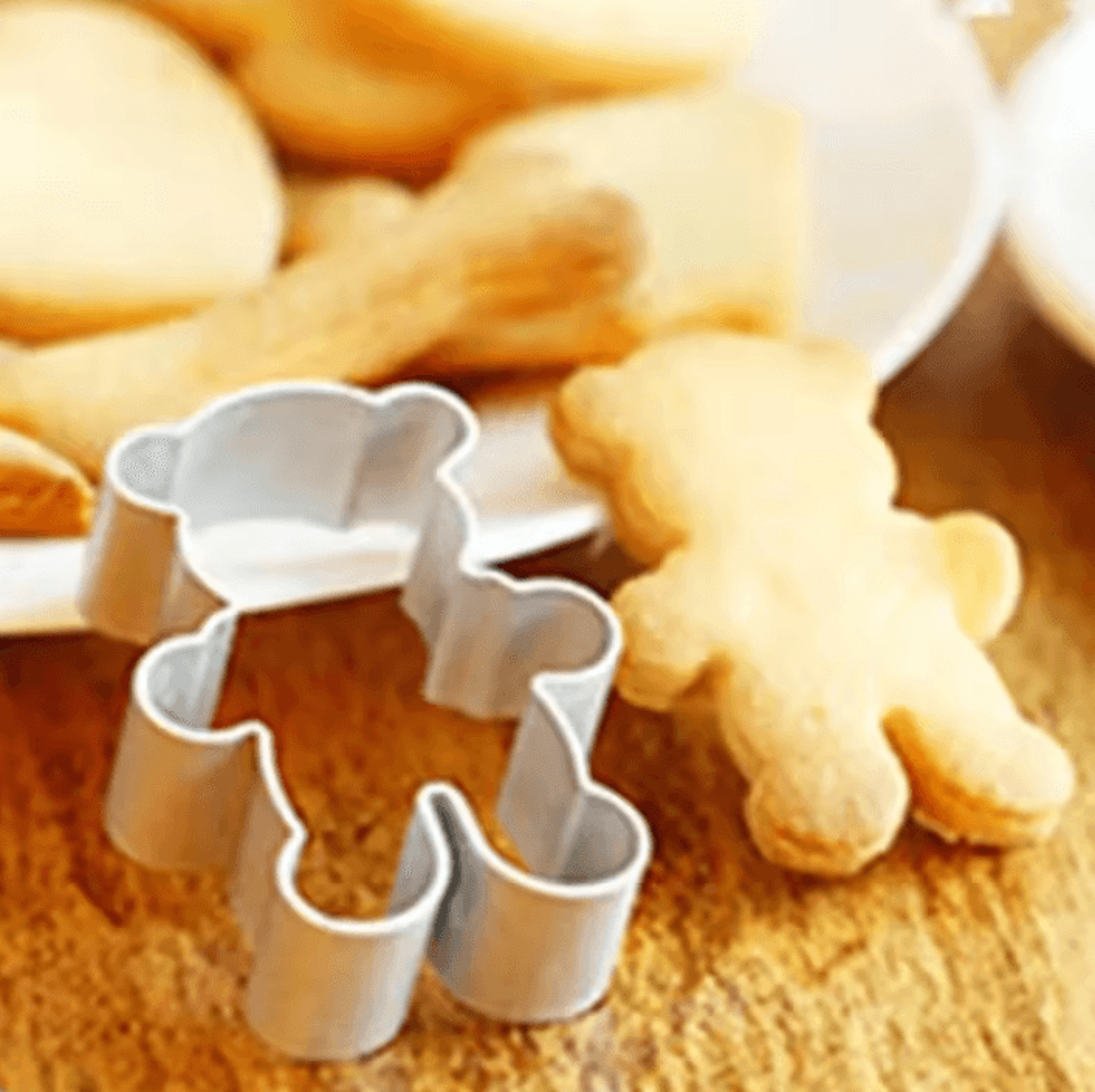 little bear cookie cutter metal baking and fondant mold
