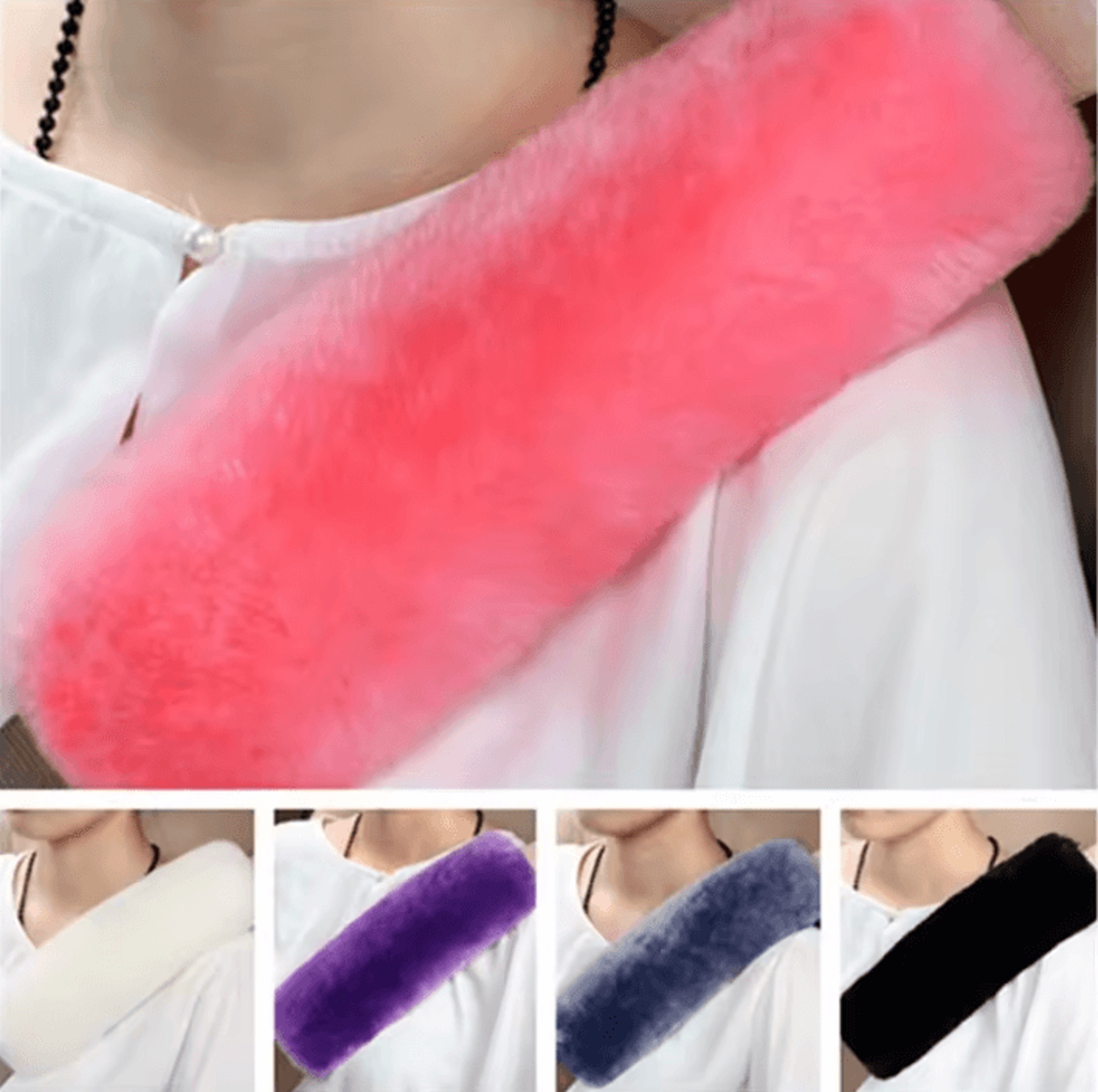 soft car seat belt shoulder pad for comfortable driving