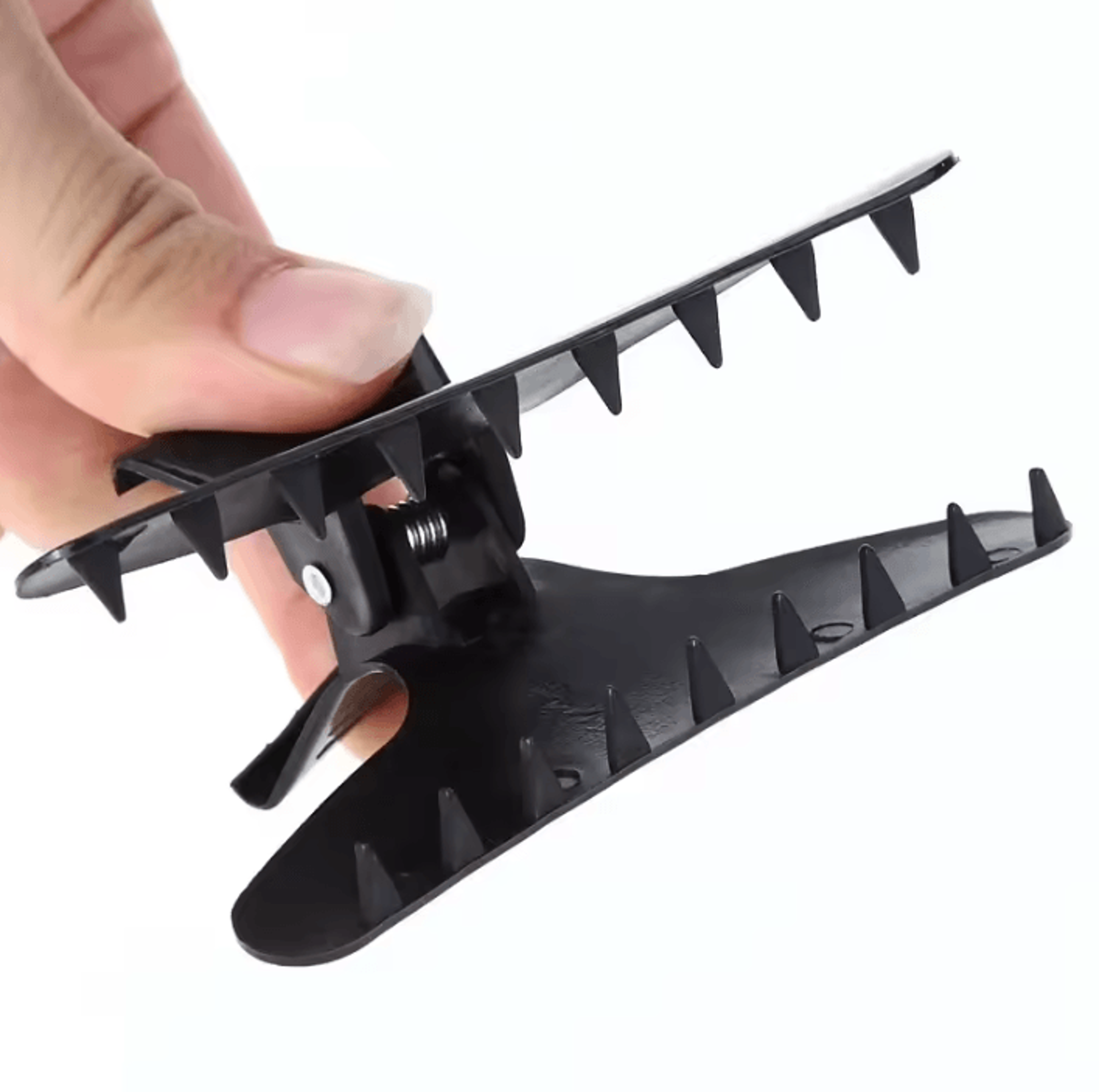 professional black butterfly hair sectioning clips 3 or 5 piece set