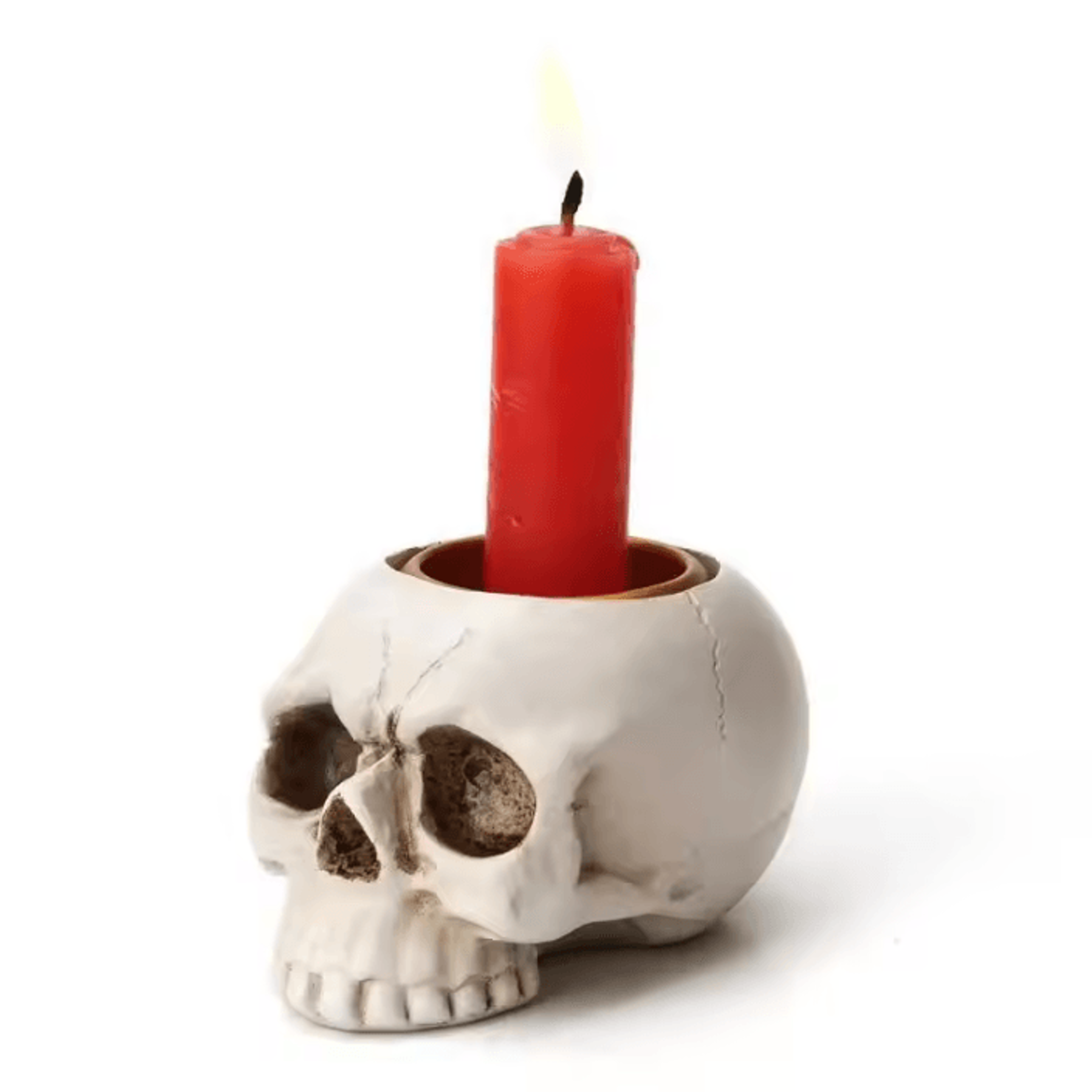halloween skull hand led candle lamp