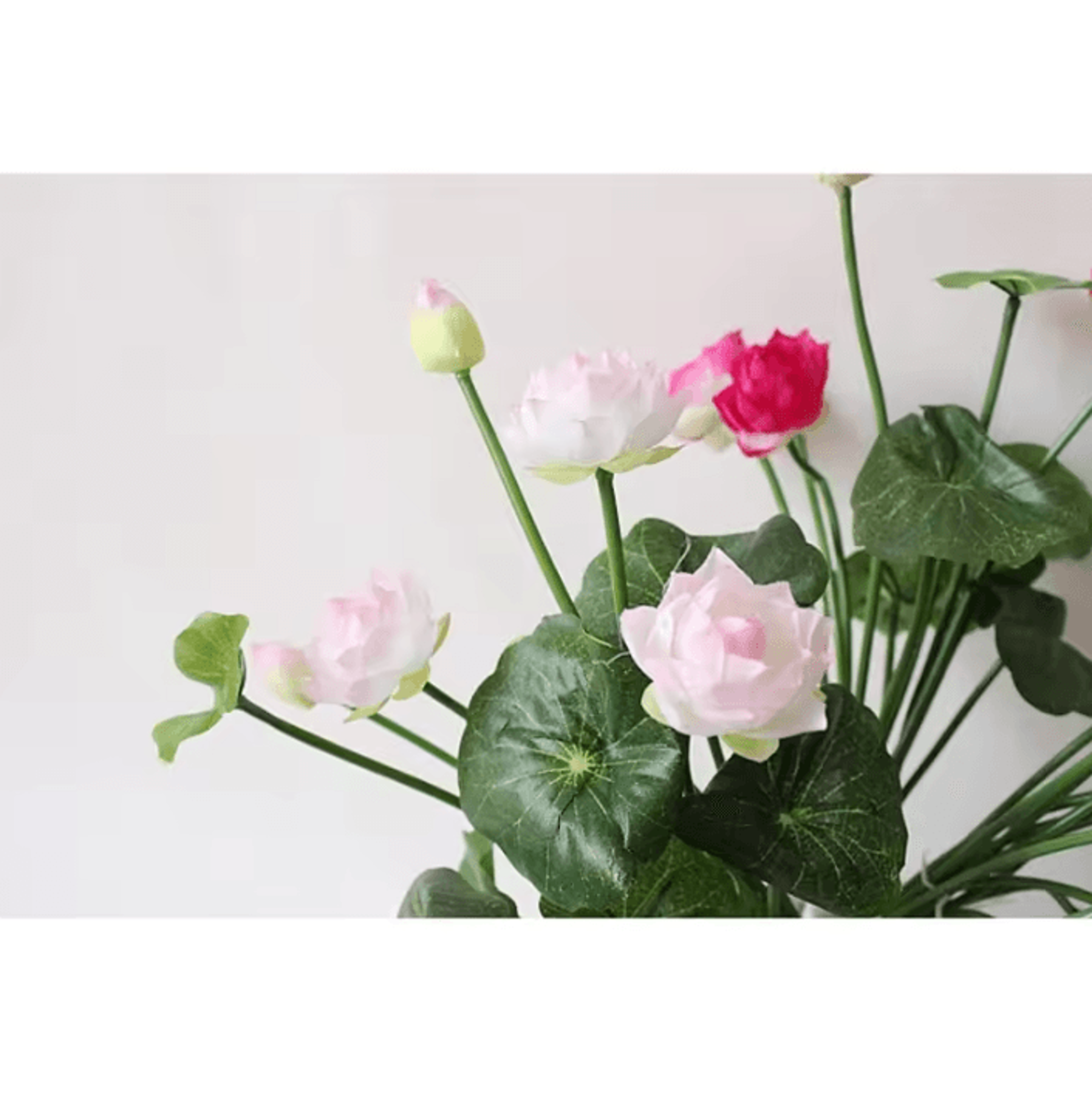 realistic artificial lotus flower for elegant home and party decor