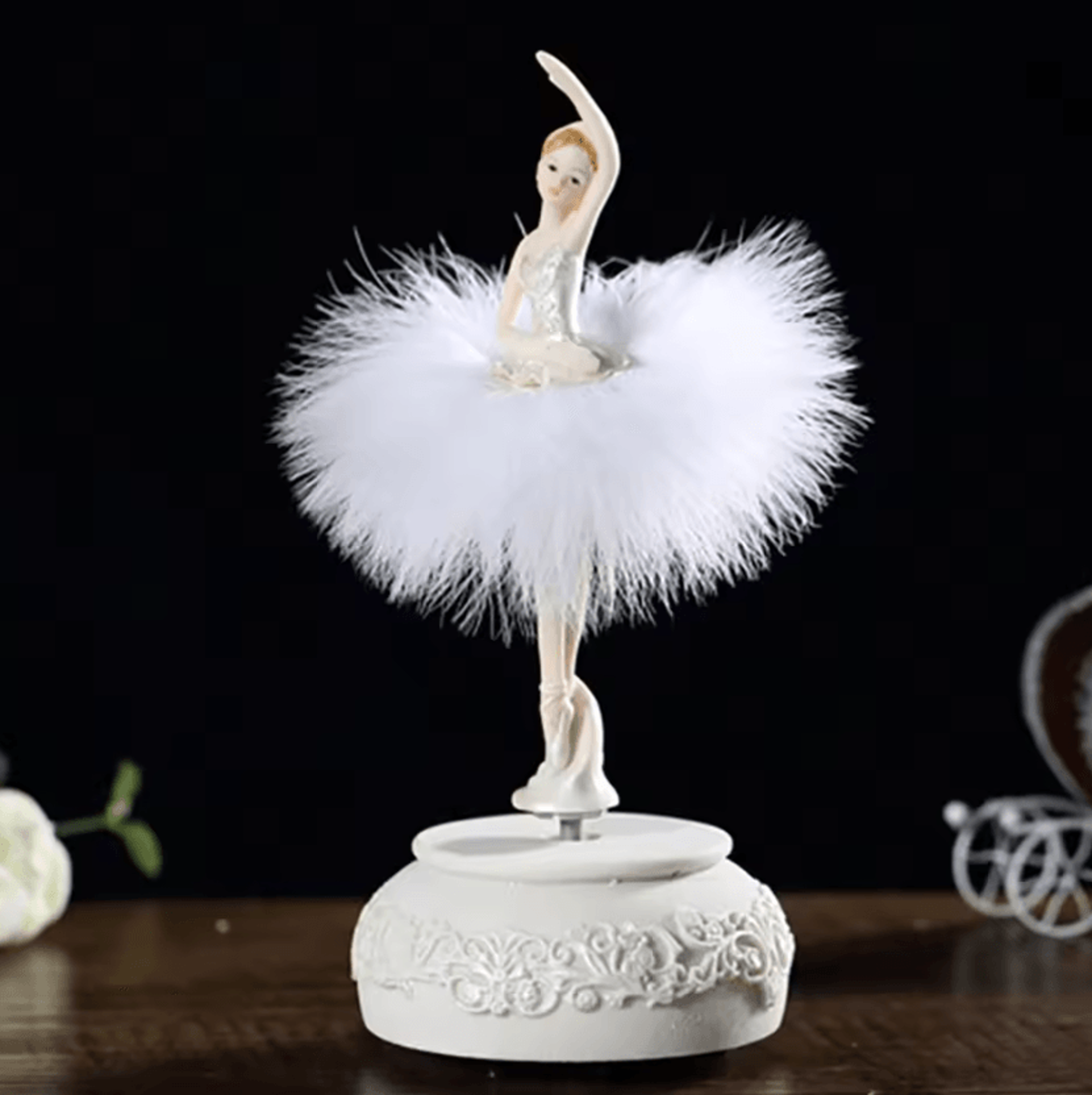 rotating ballet dancing doll music box replacement
