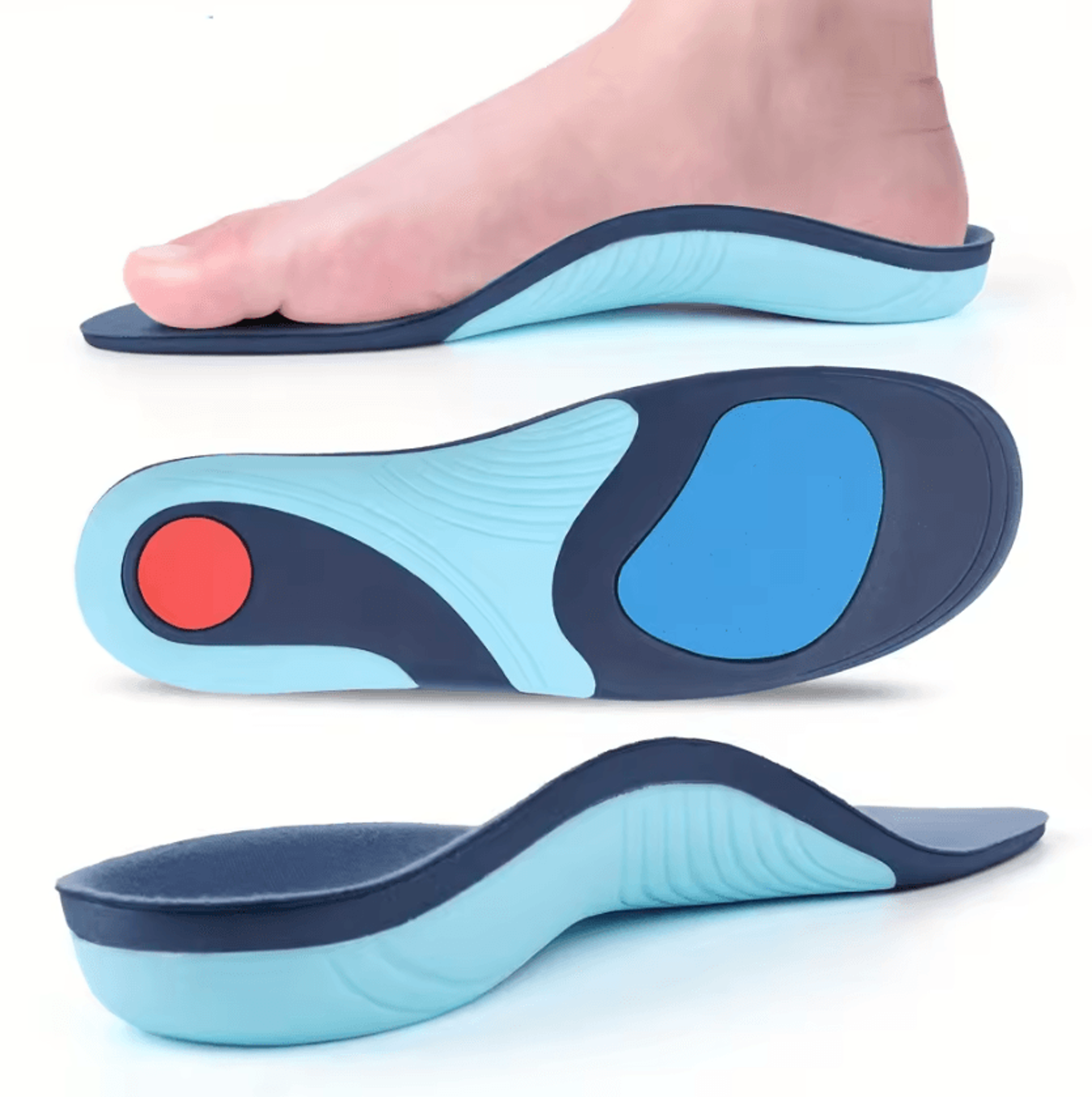 breathable arch support sports insoles for men and women