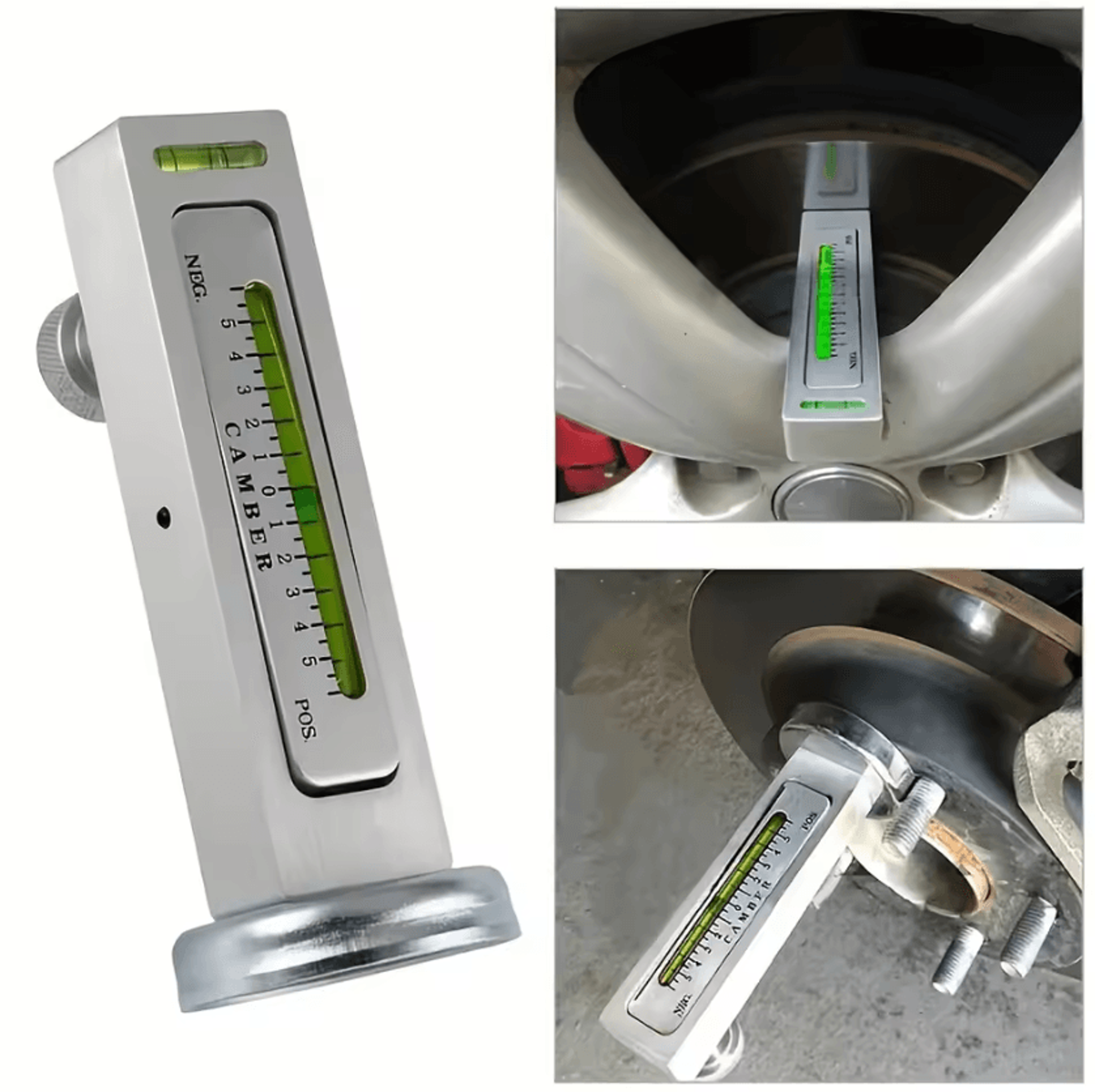 universal magnetic camber caster wheel alignment gauge