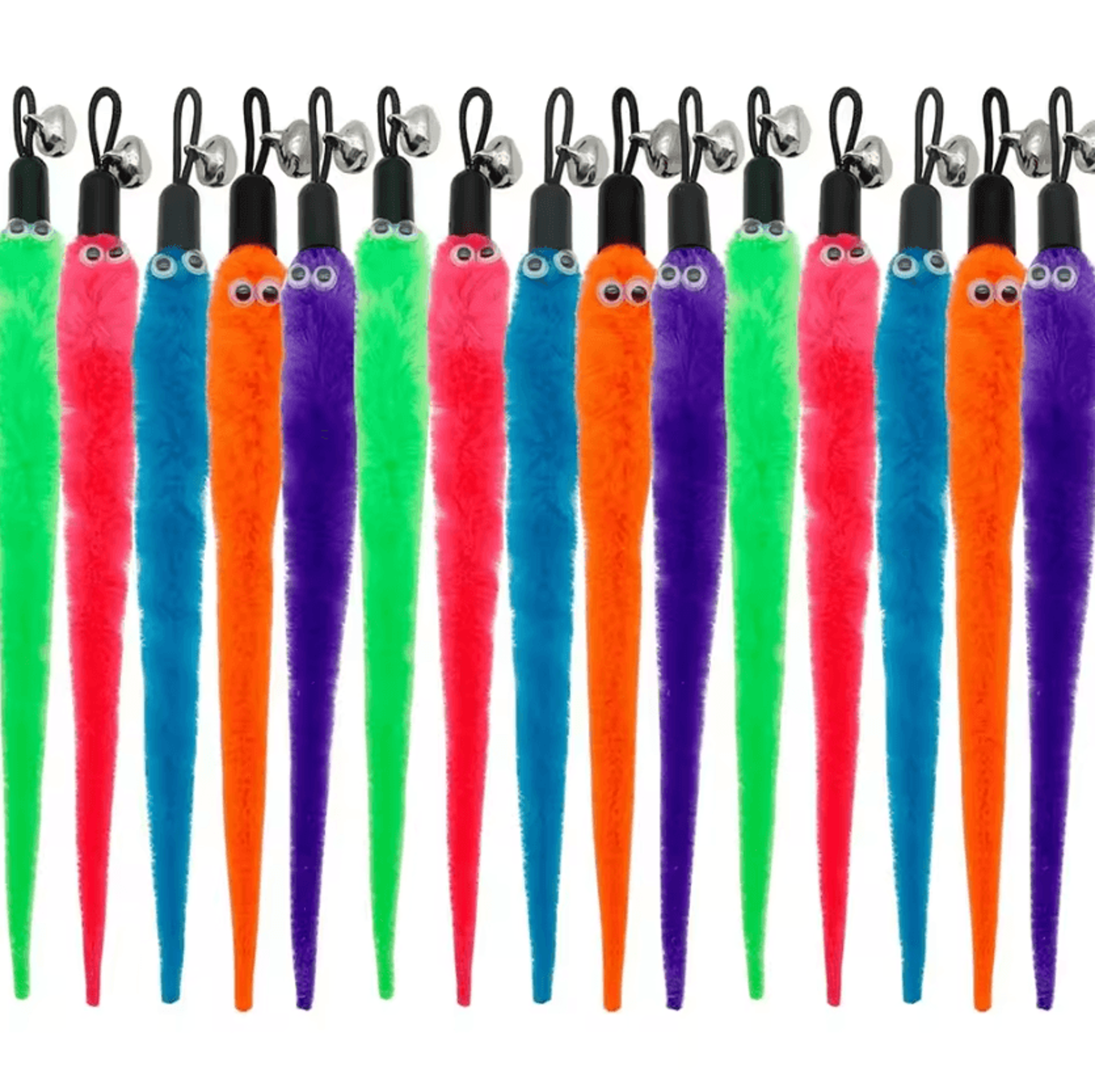 goneko worm cat wand refills interactive replacement cat toy attachments