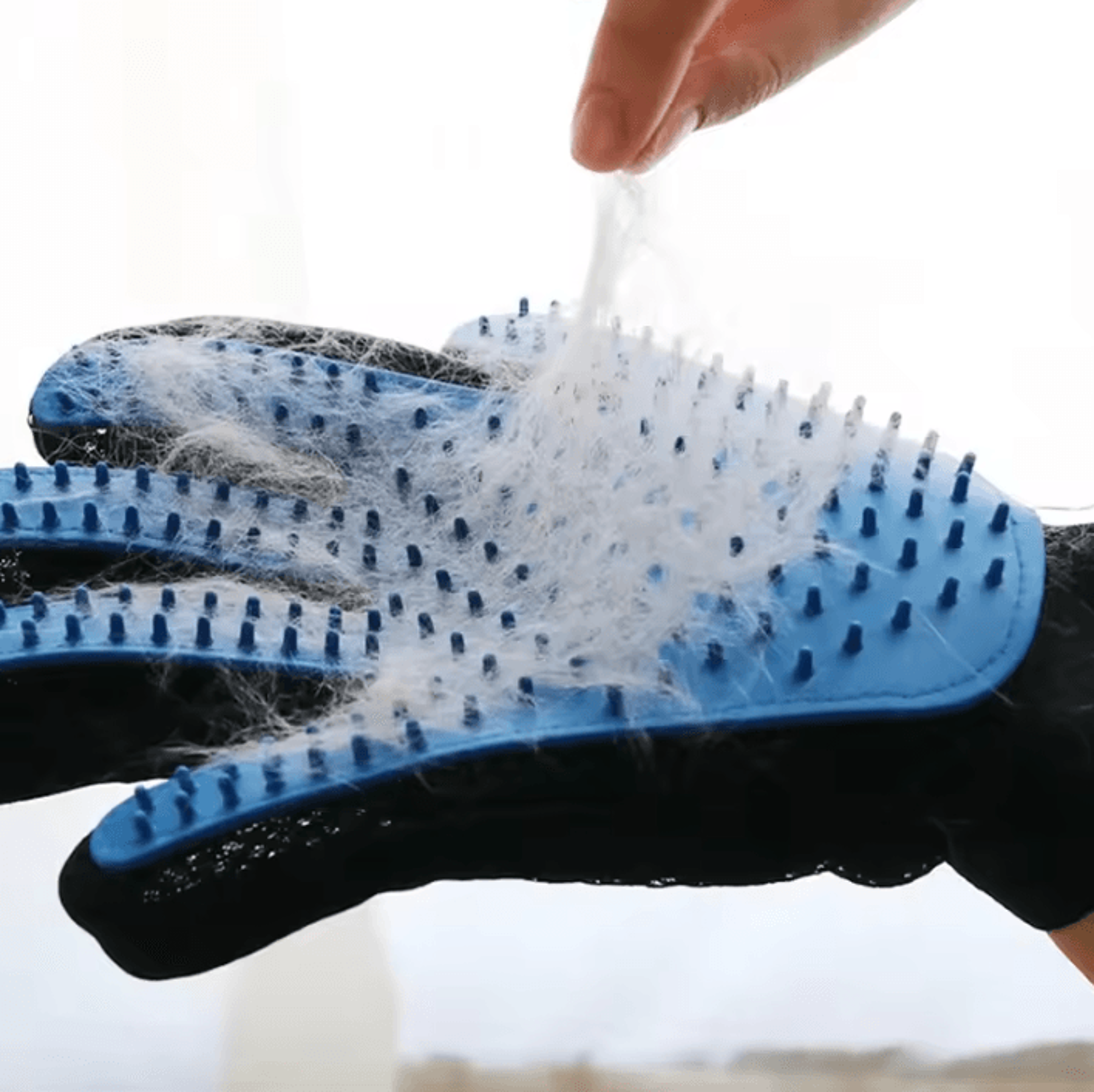 pet grooming glove deshedding and massage brush for cats and dogs