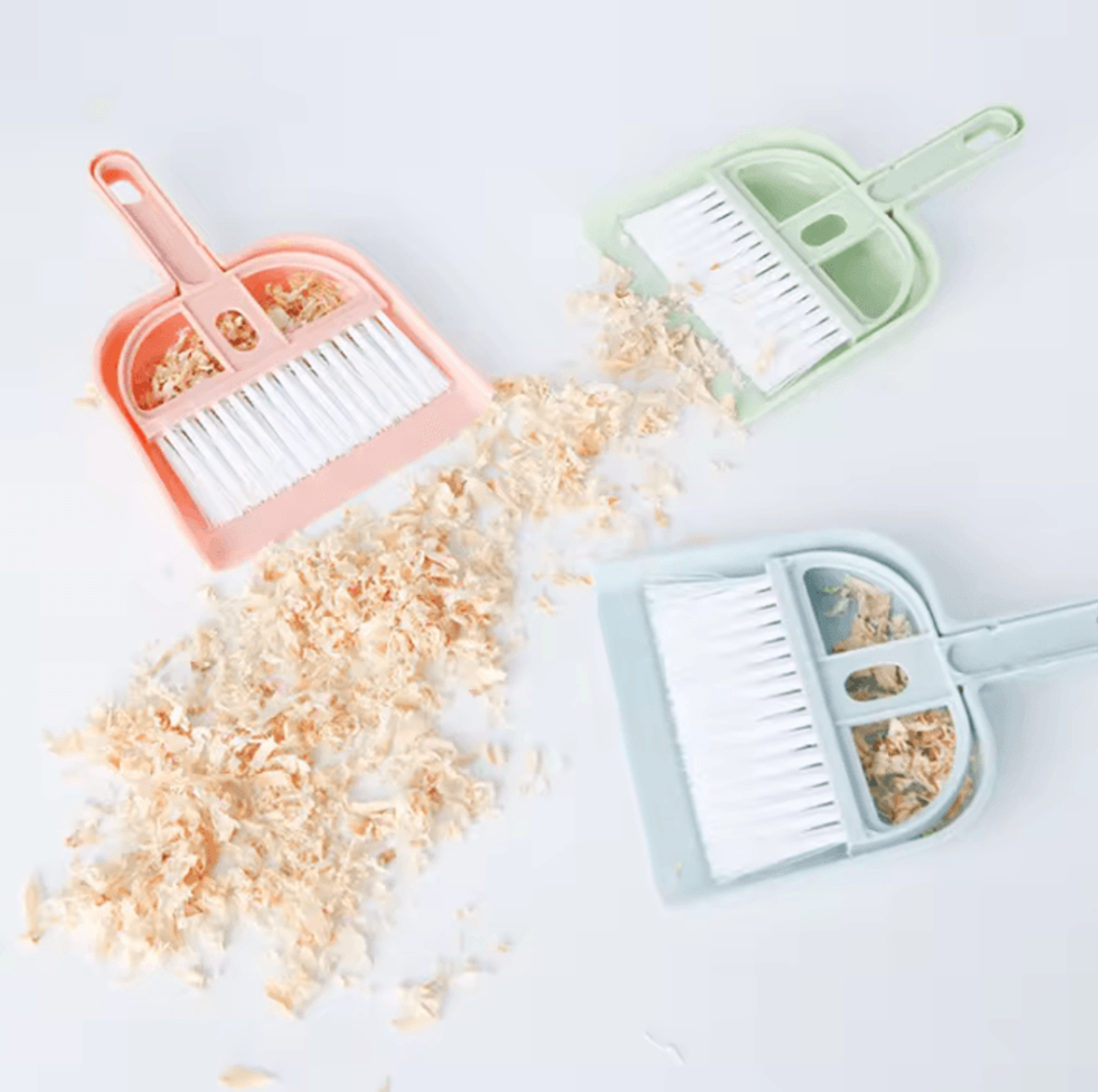 mini pet cage cleaning broom and dustpan set for hamsters and rabbits
