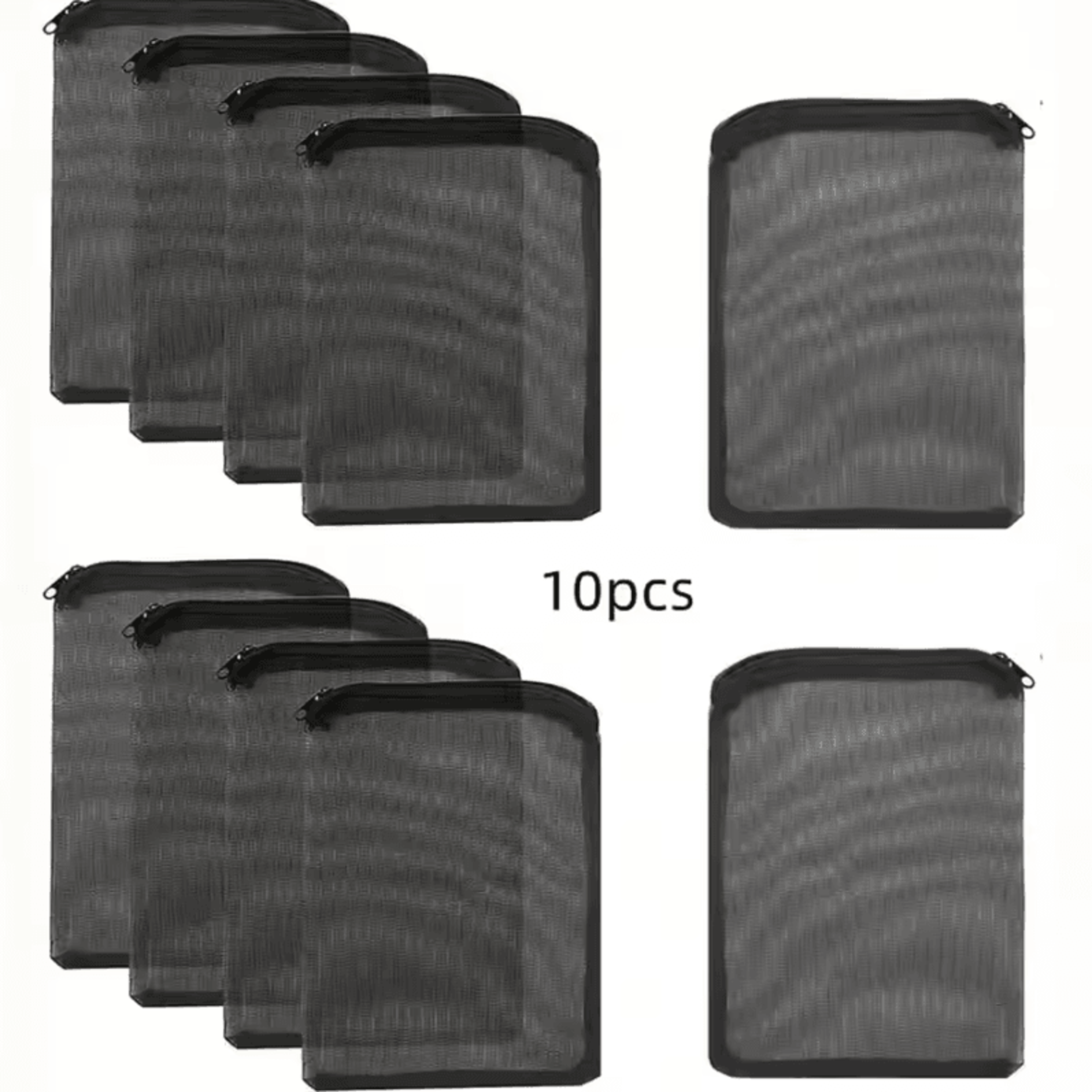 10pcs zippered aquarium filter media bags fine mesh fish tank bags