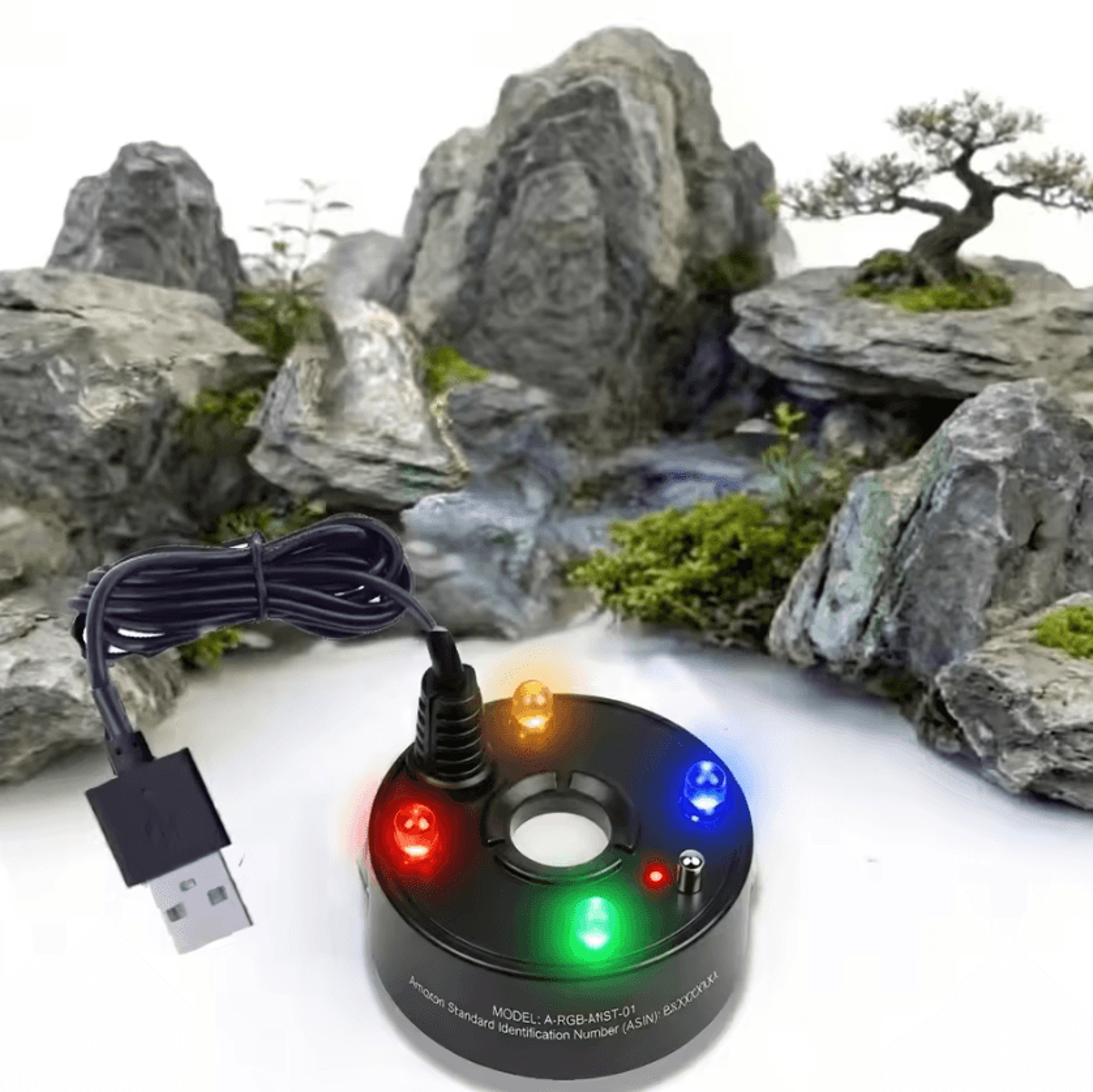 5v usb led mist maker fogger for indoor fountains and gardens