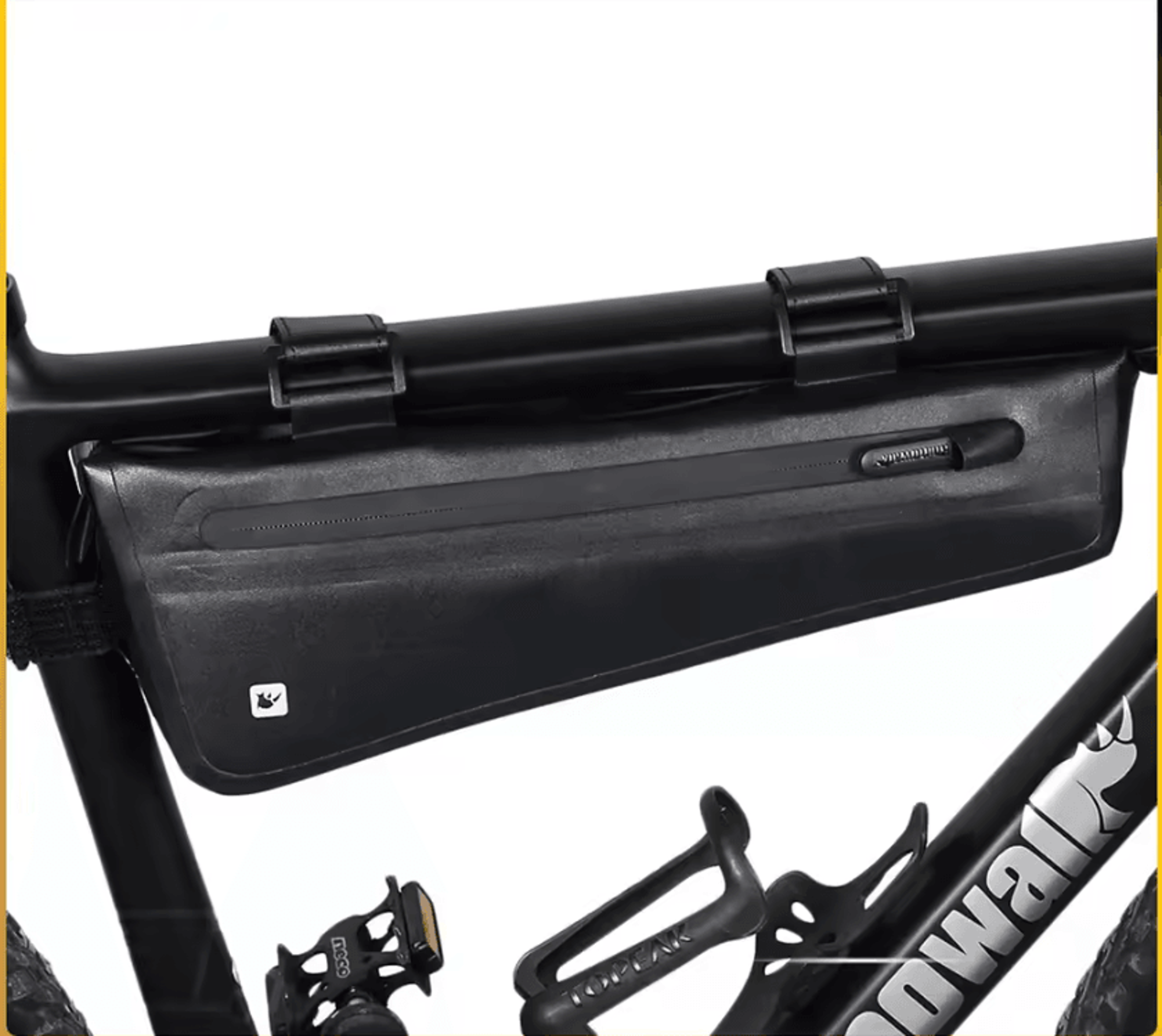 rhinowalk waterproof triangle bike frame storage bag