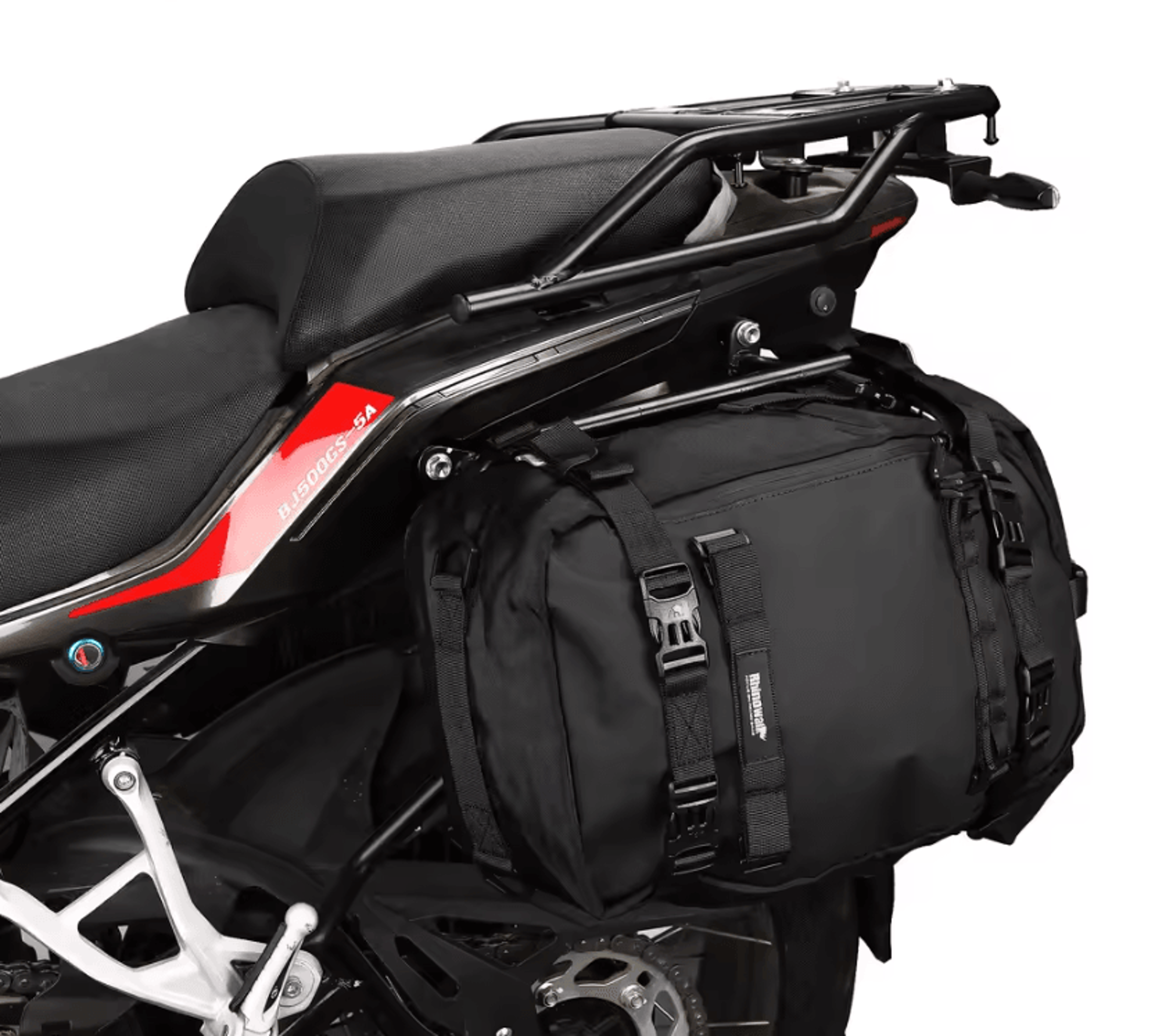 rhinowalk 10l 20l 30l waterproof motorcycle tail and saddle bag