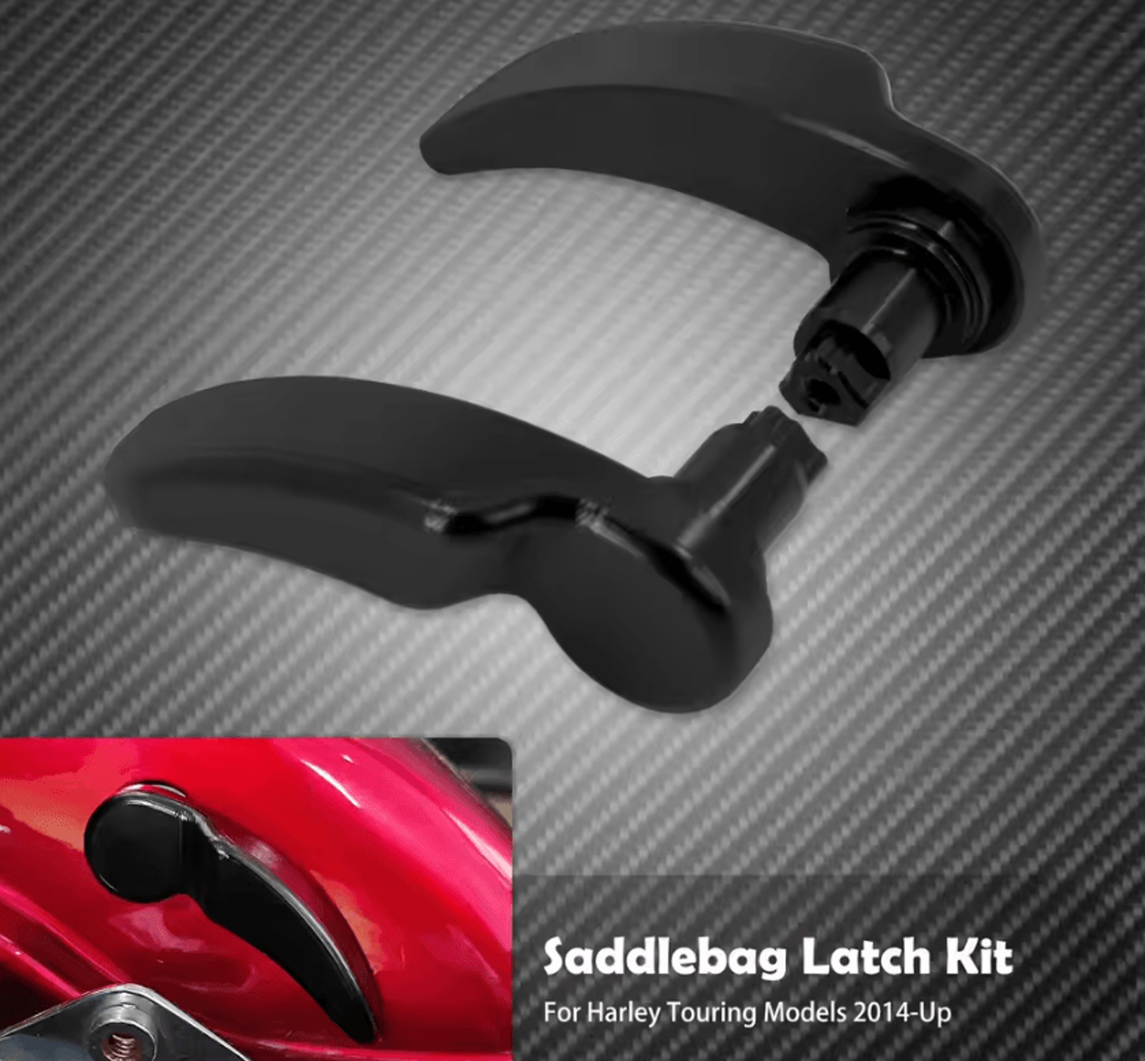 quick release saddlebag lid lifter latch kit for harley touring
