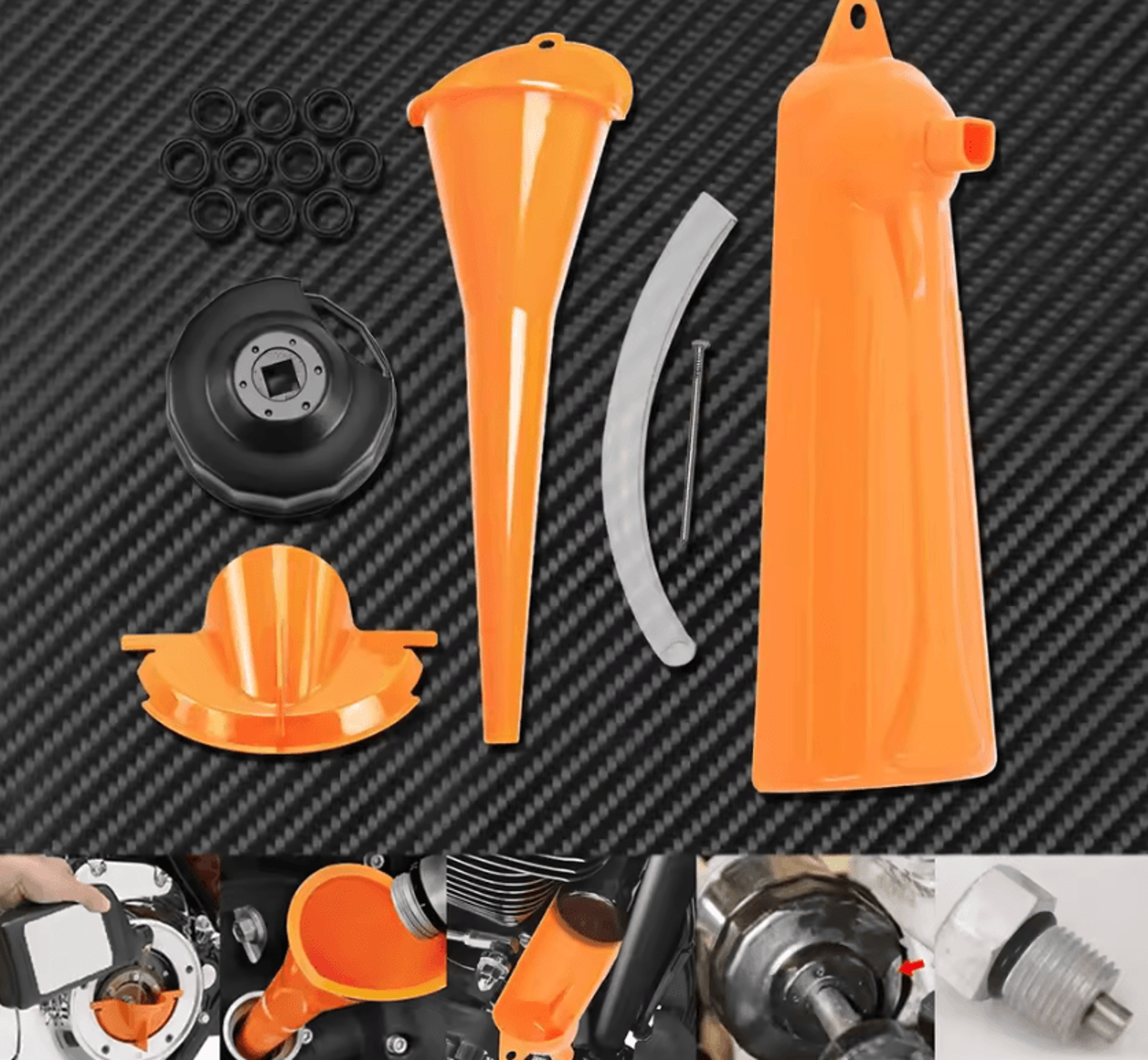 drip free oil change tool kit for harley sportster touring dyna