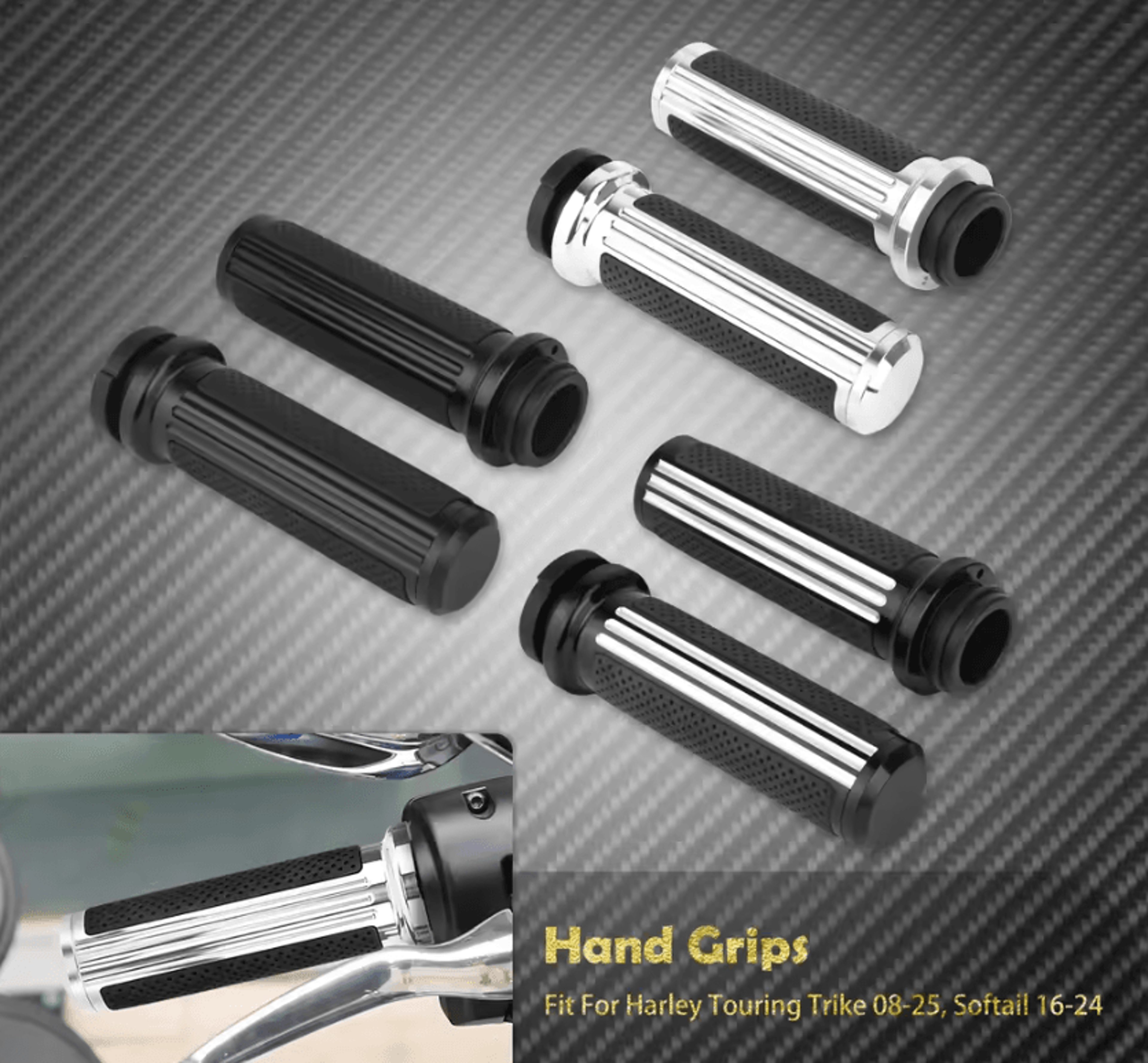 cnc aluminum electronic throttle grips for harley touring softail