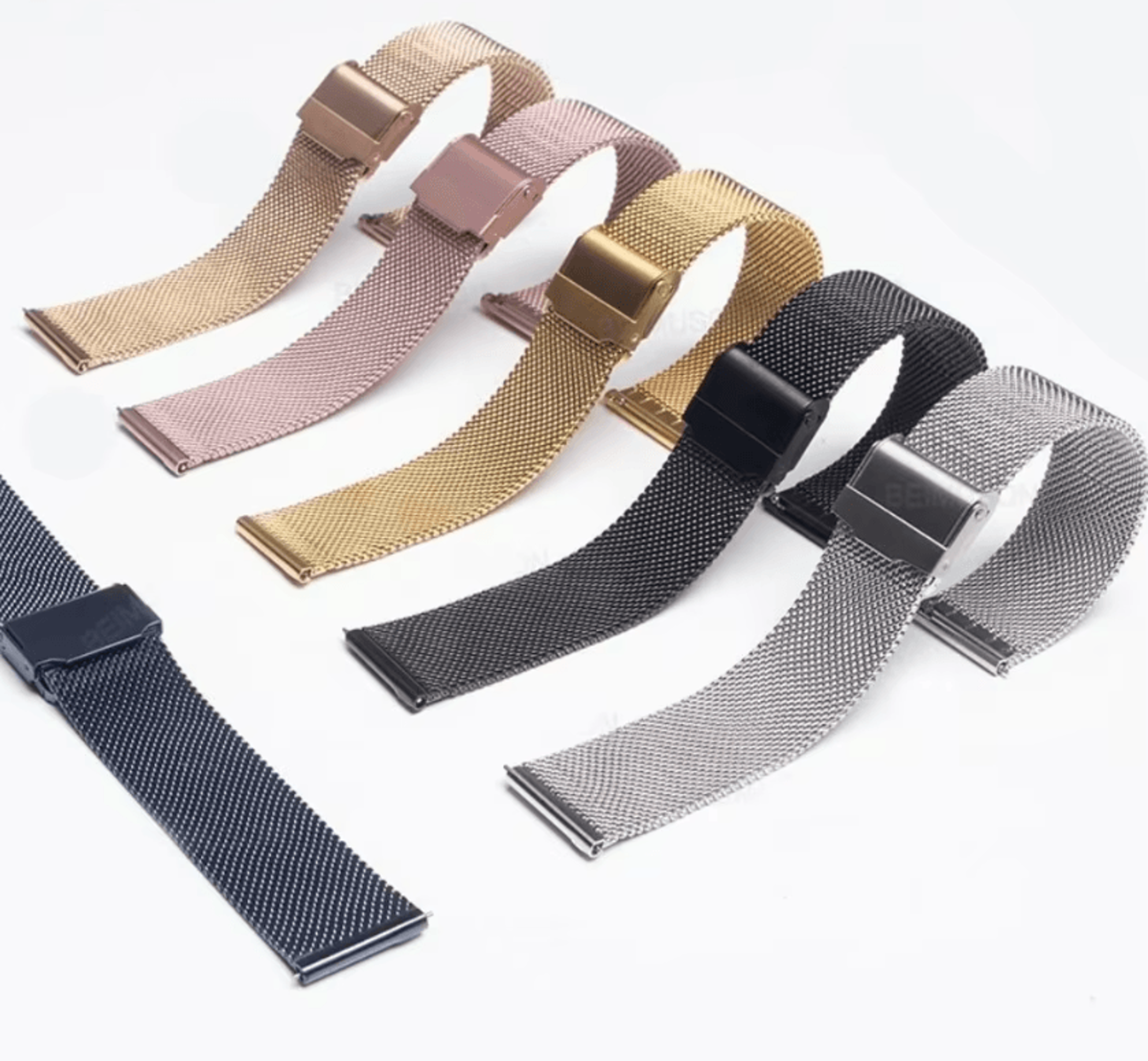 steelweave universal milanese mesh stainless steel watch band