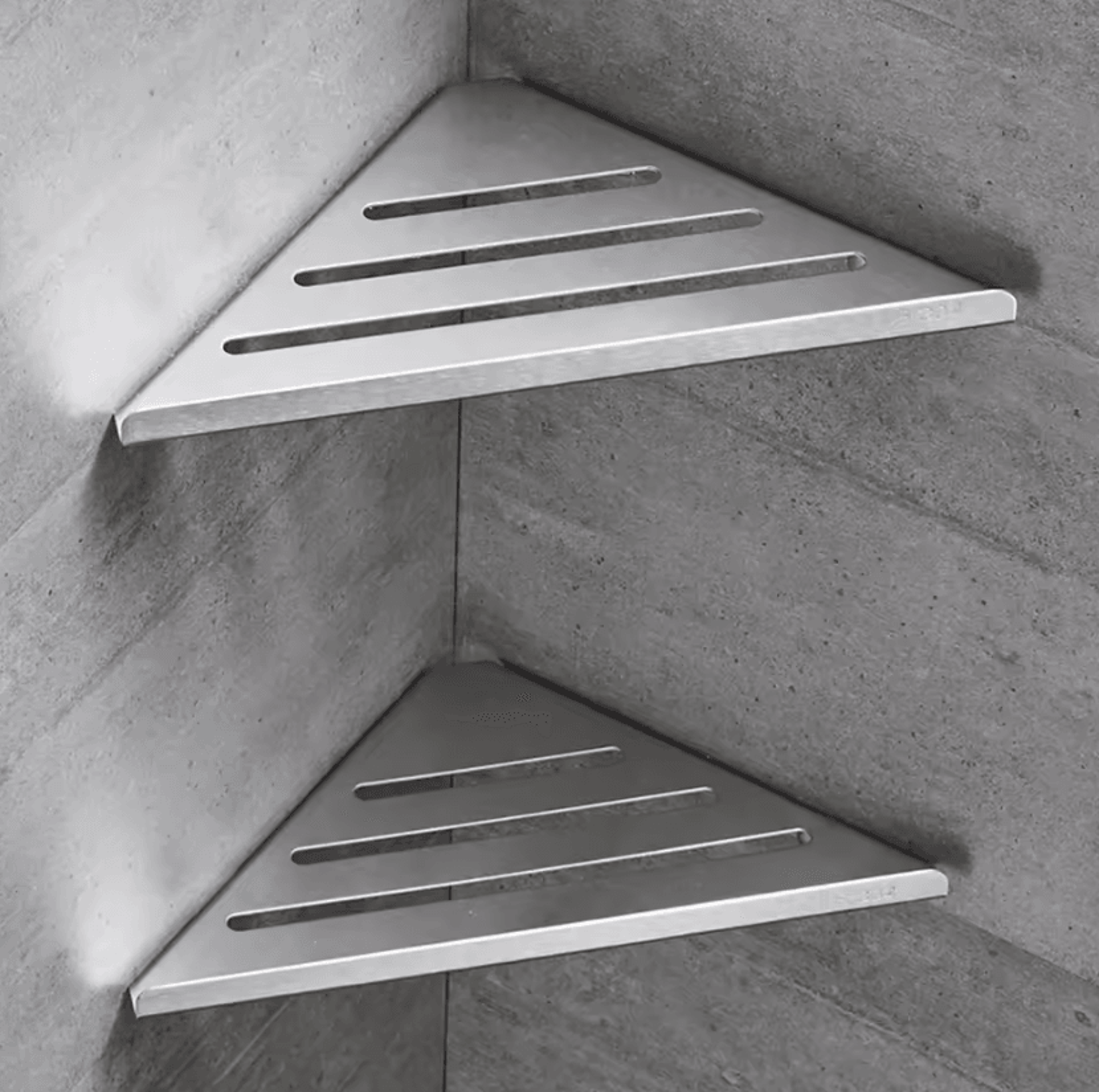 304 stainless steel corner shower shelf no drill bathroom organizer