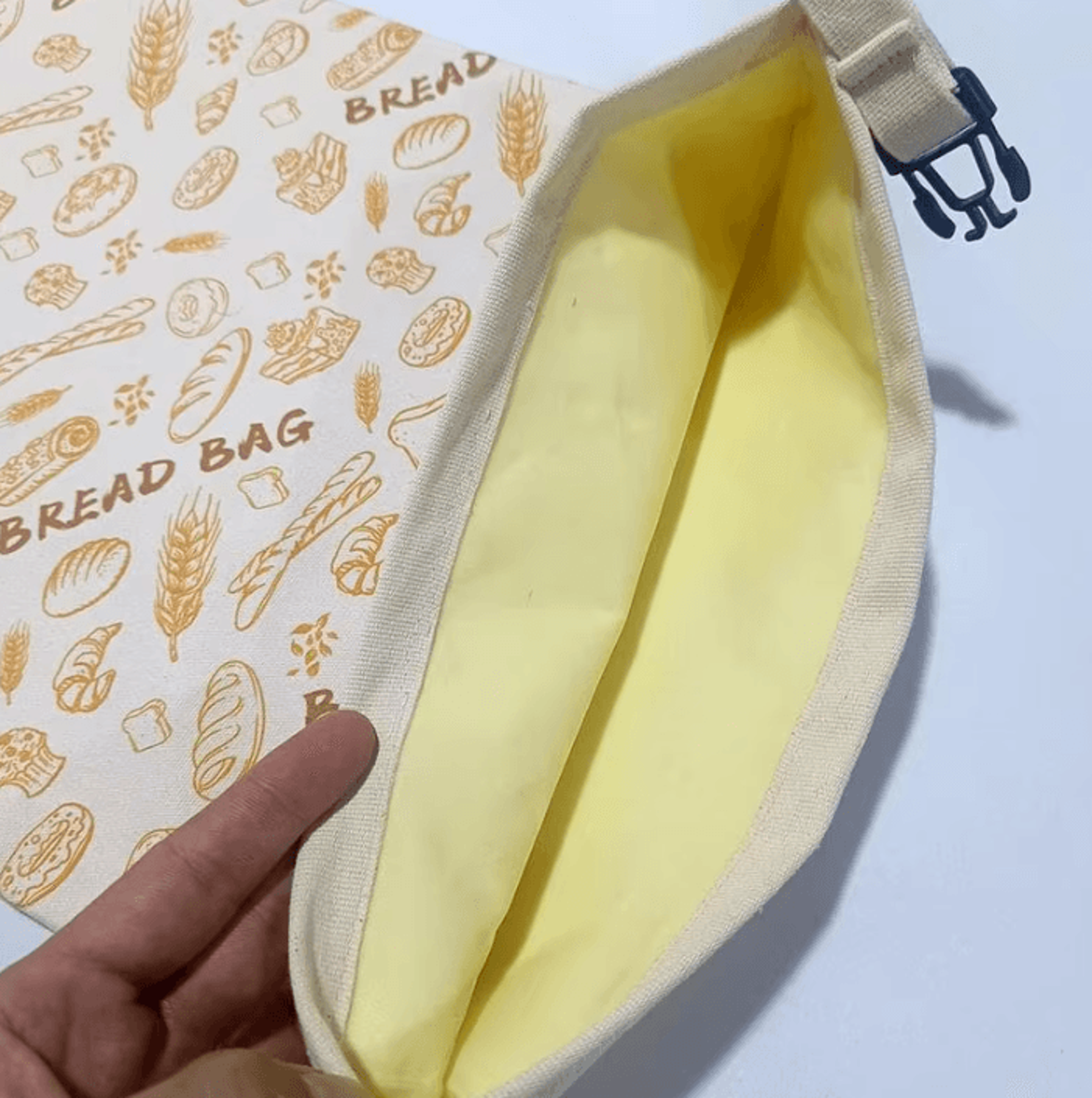 beefresh reusable beeswax bread storage bag for fresh loaf preservation