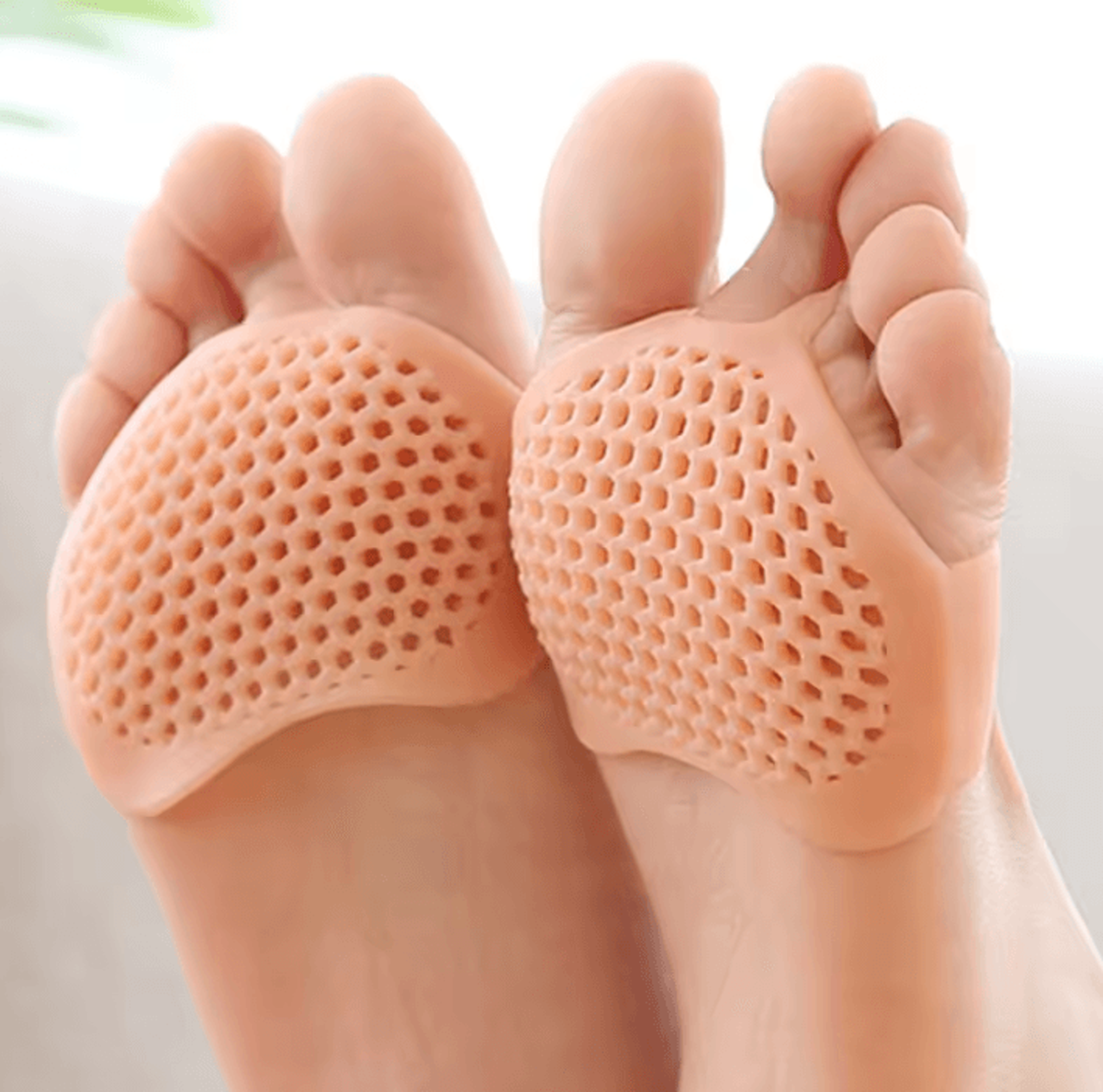 comfortstride silicone gel foot pads for heel and forefoot cushioning