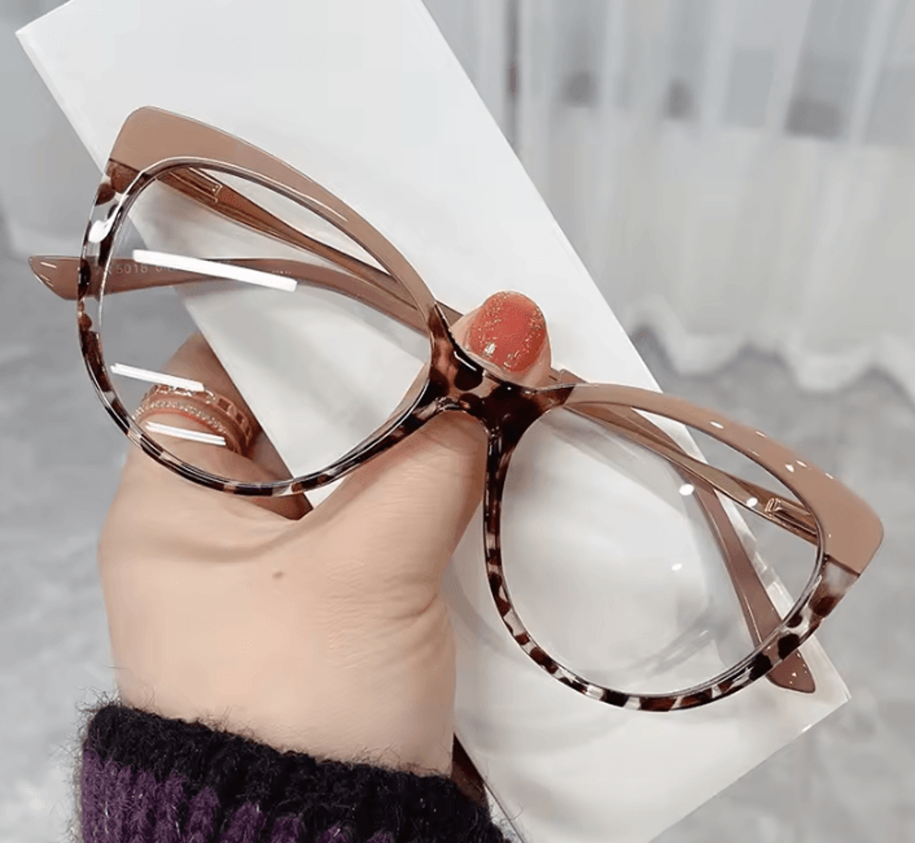 oec cpo chicfeline vintage cat eye eyeglasses frames for women