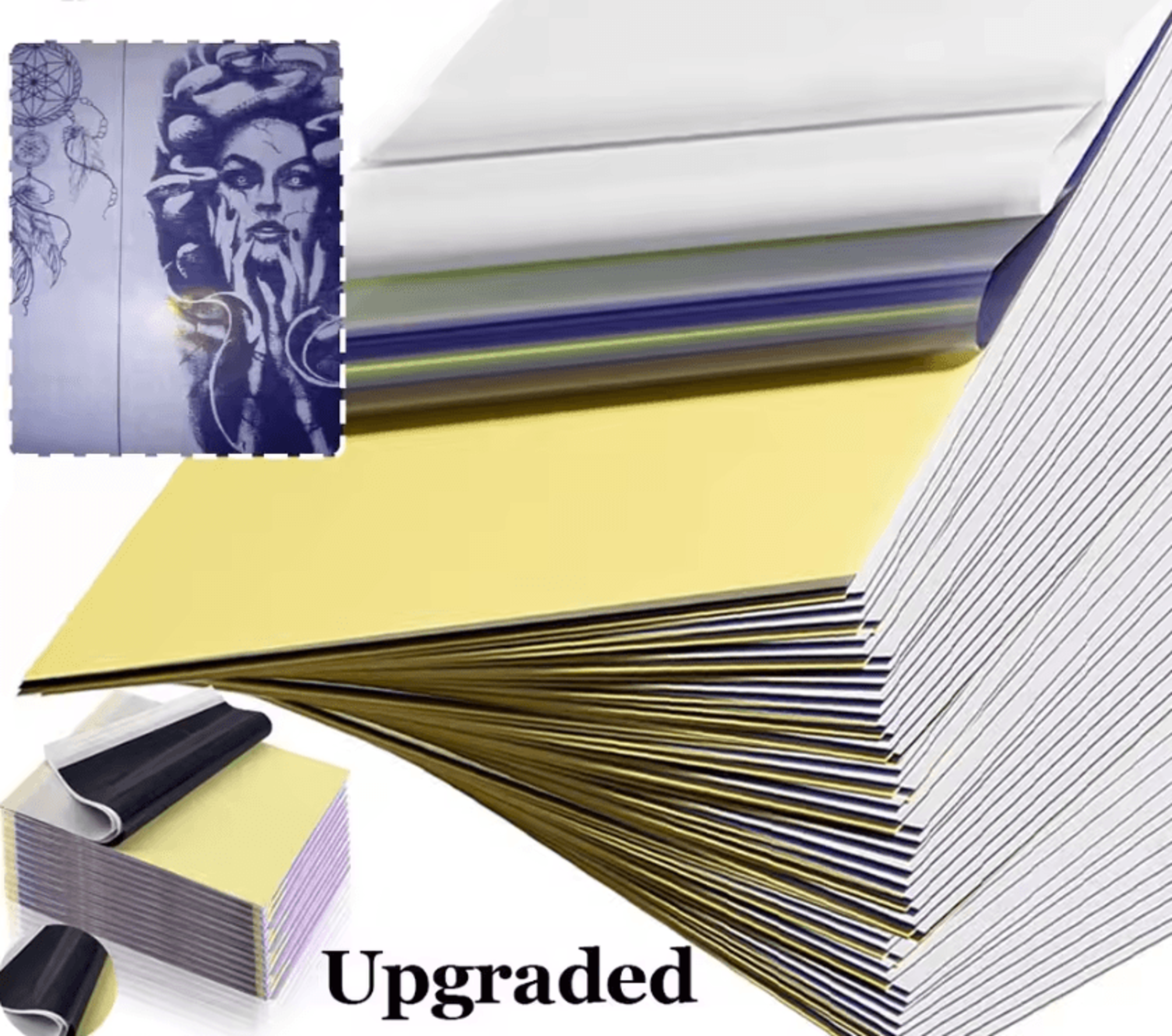 inktrace pro a4 tattoo stencil transfer paper for precise tattoo design copying