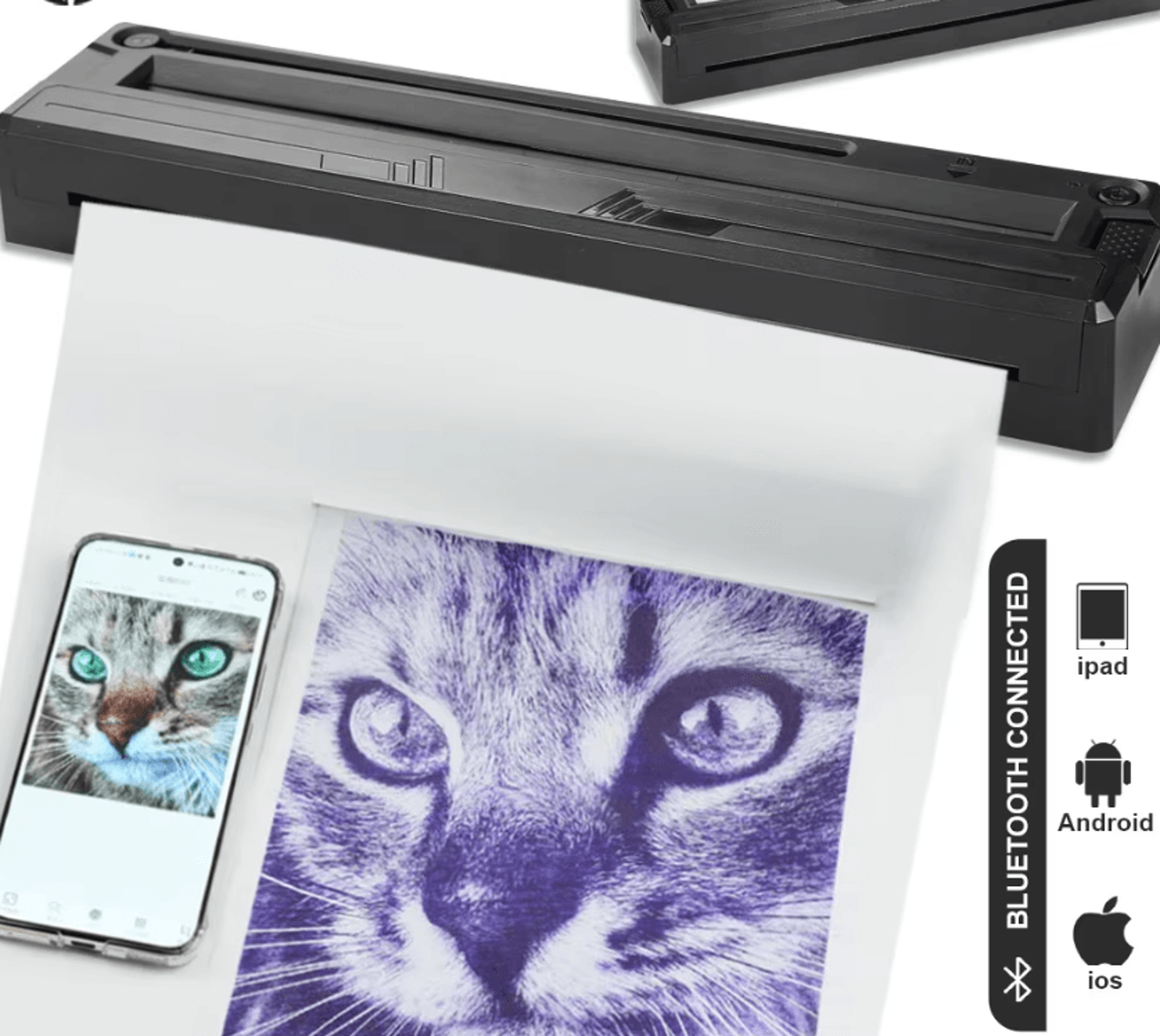 inkprint pro wireless bluetooth tattoo stencil printer for precise design transfers