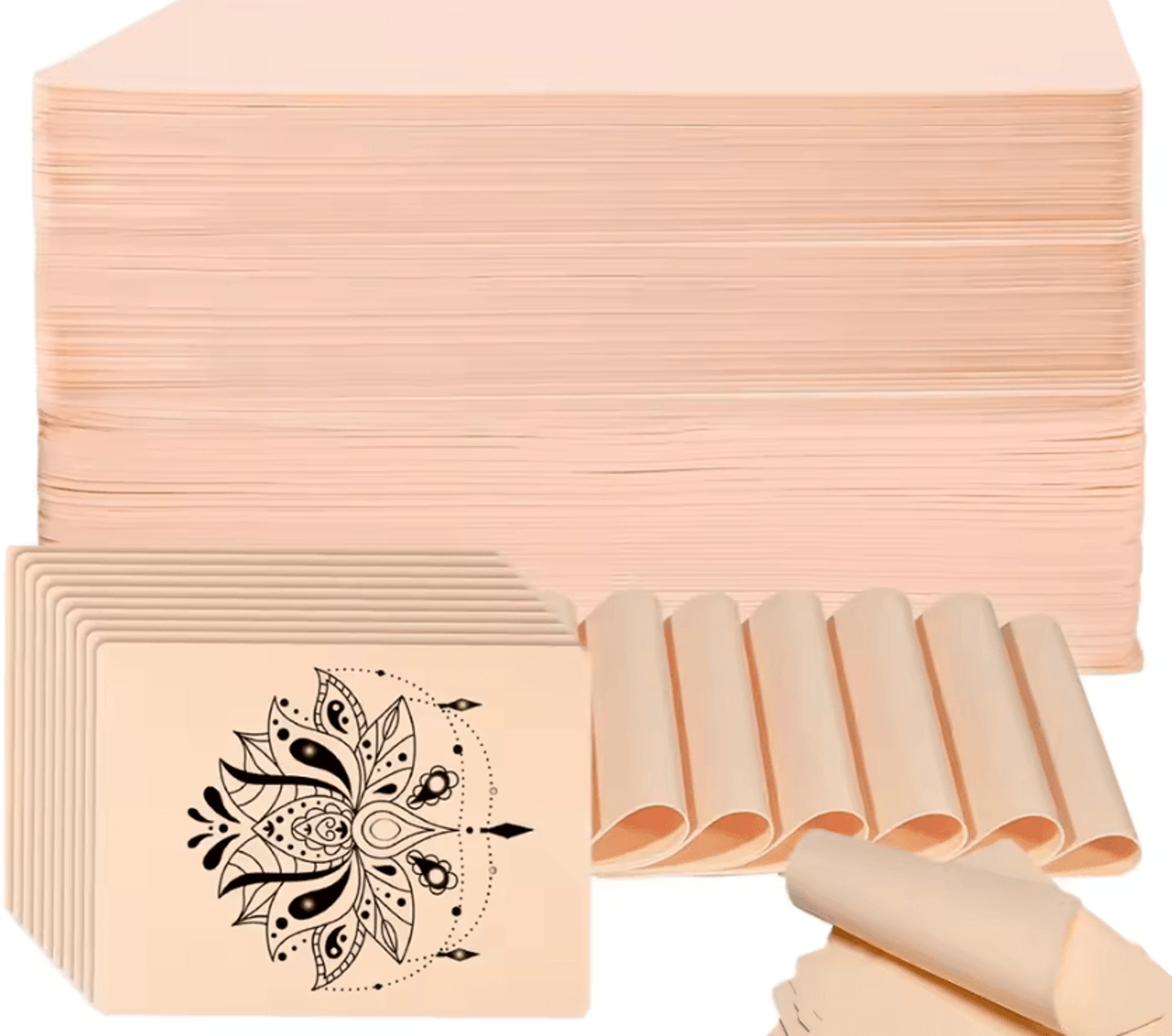 inkcraft double-sided tattoo practice skin sheets for beginners and pmu training