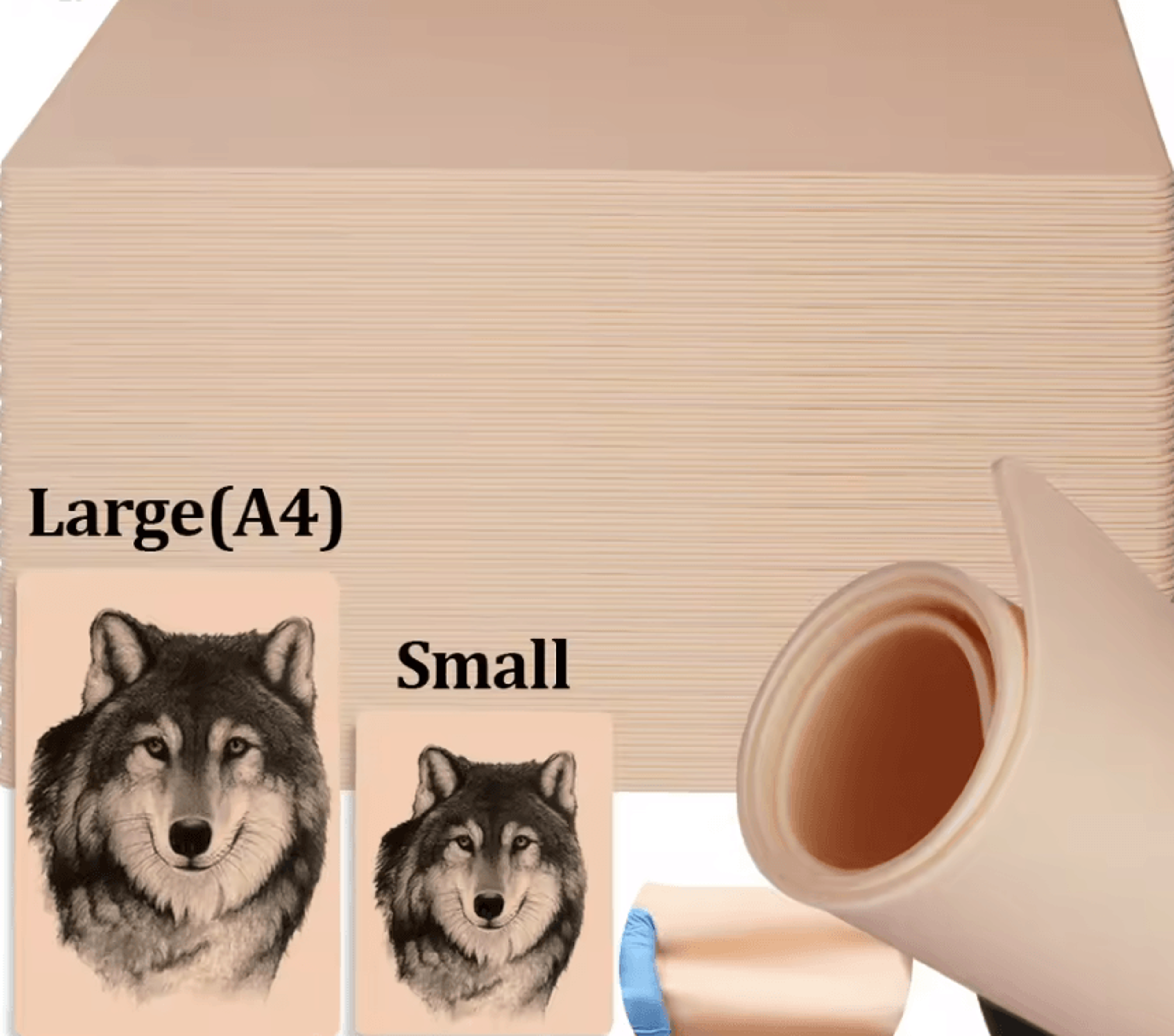 inkcanvas elite double-sided silicone tattoo practice skin for microblading and pmu training