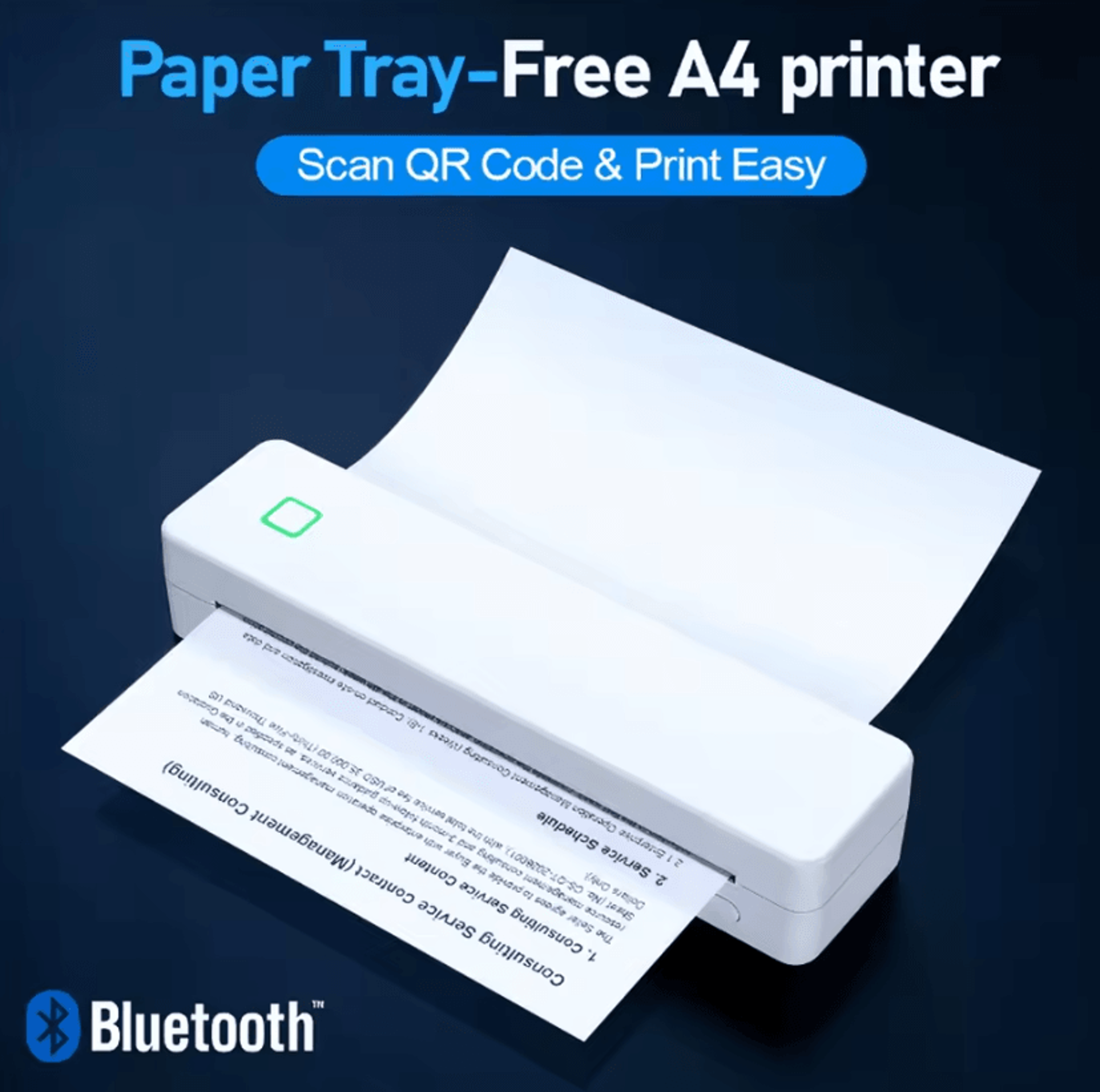 officeglide air portable a4 bluetooth thermal printer for laptop and mobile office