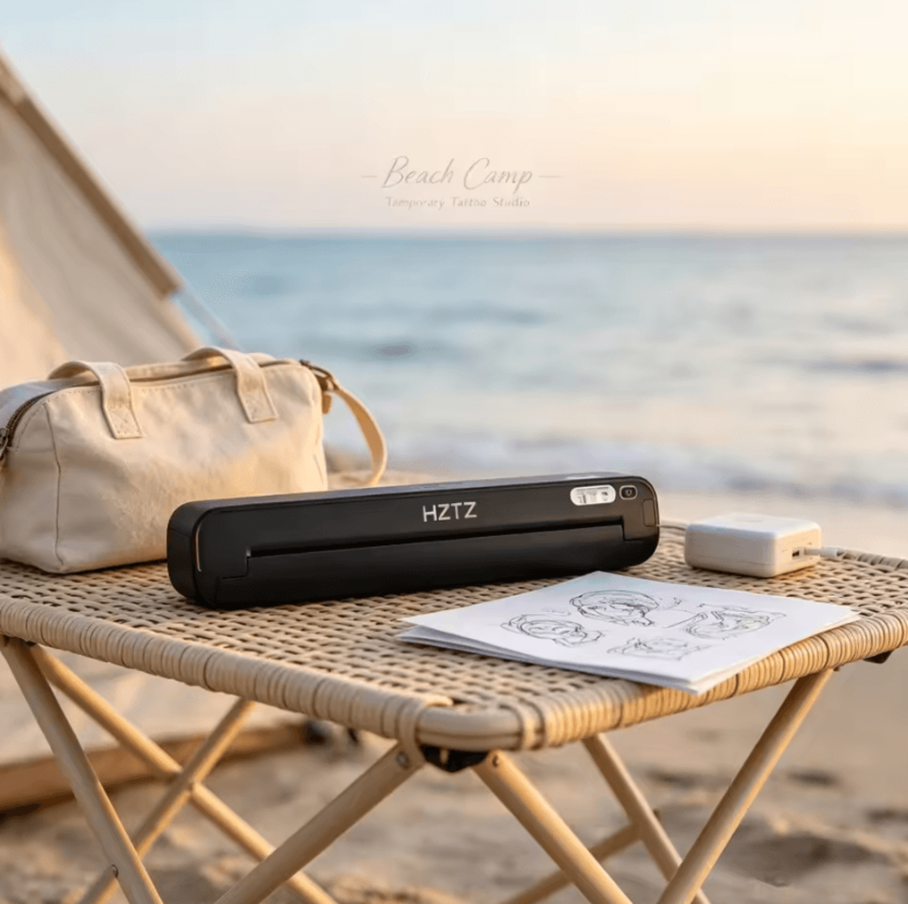 wireless bluetooth tattoo stencil printer 455g lightweight portable thermal copier with 15 transfer papers