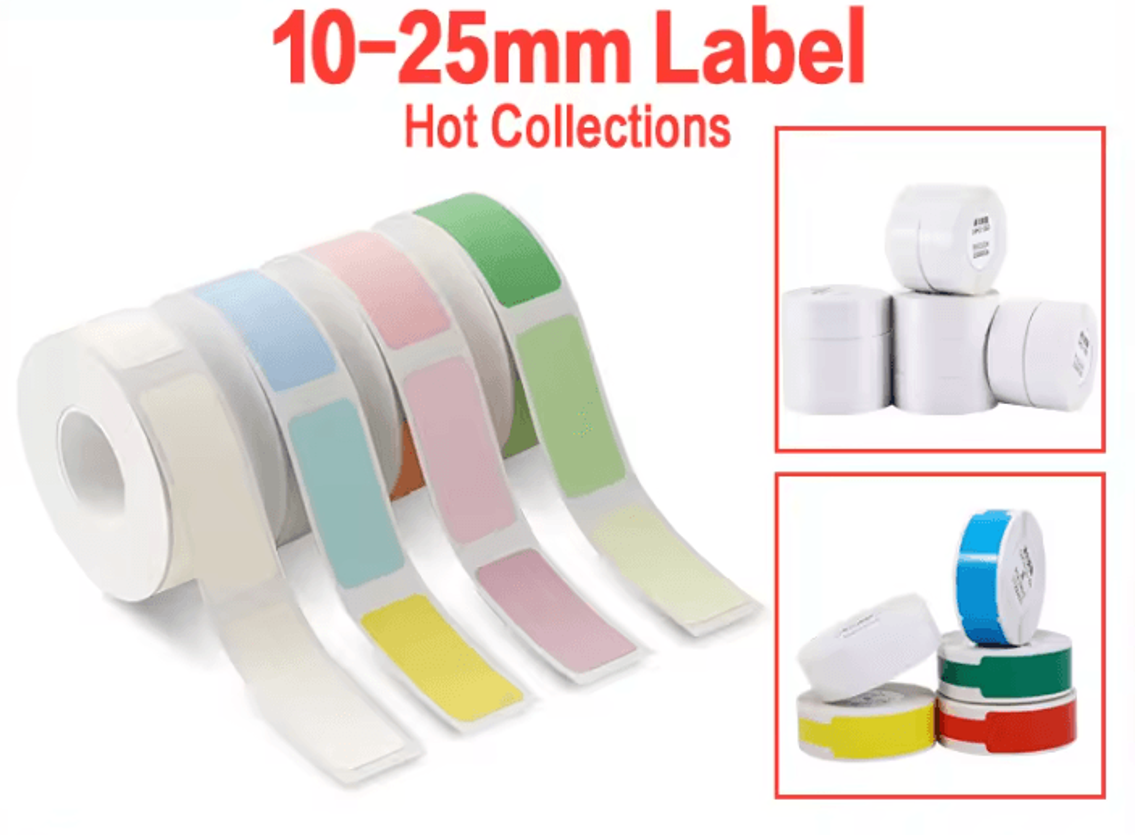 niimbot d11 d101 d110 waterproof thermal sticker label roll for cable organization and custom printing