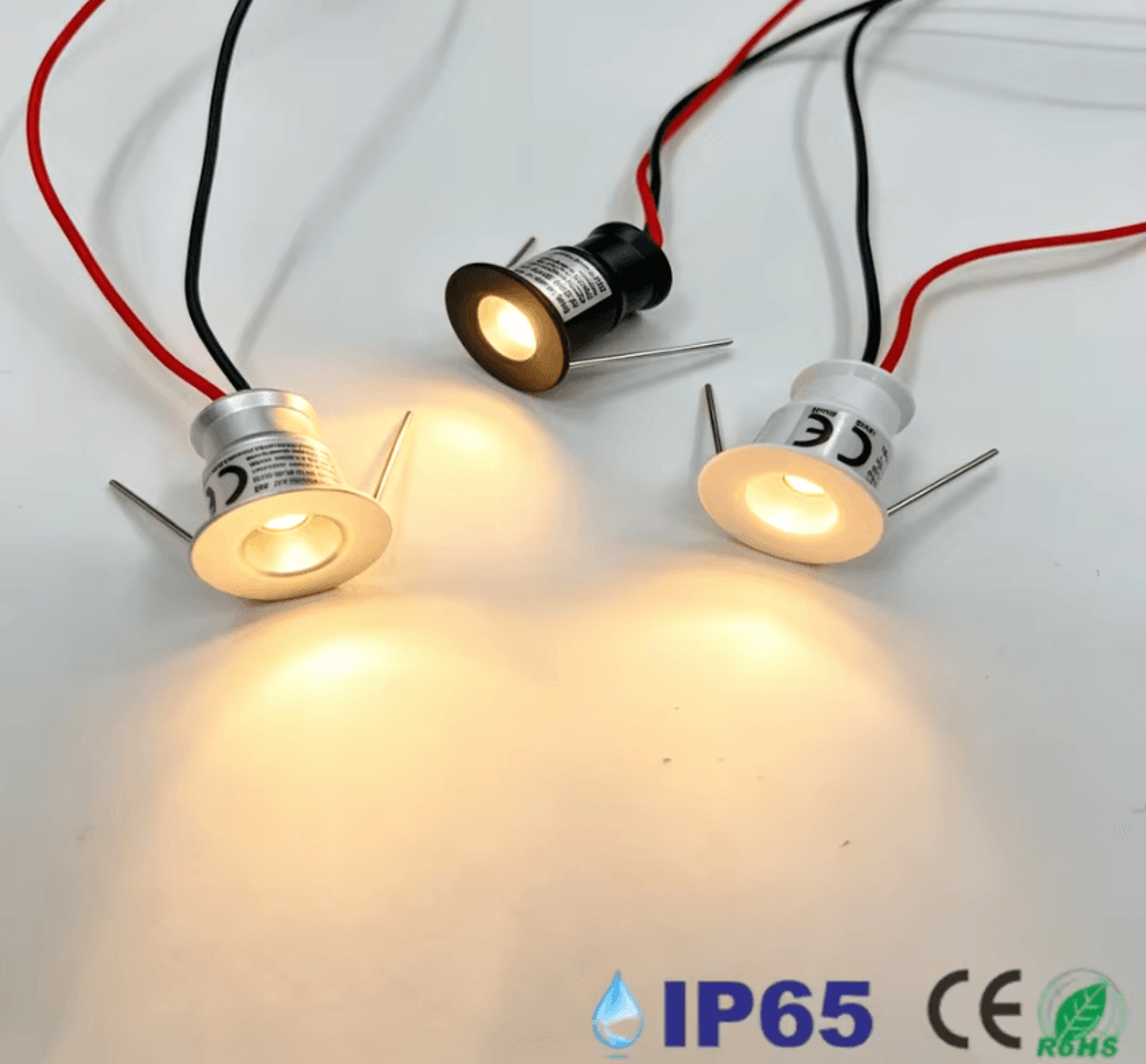 1w ip65 mini led dimmable downlight 12v waterproof recessed spotlight for ceilings cabinets and stairs