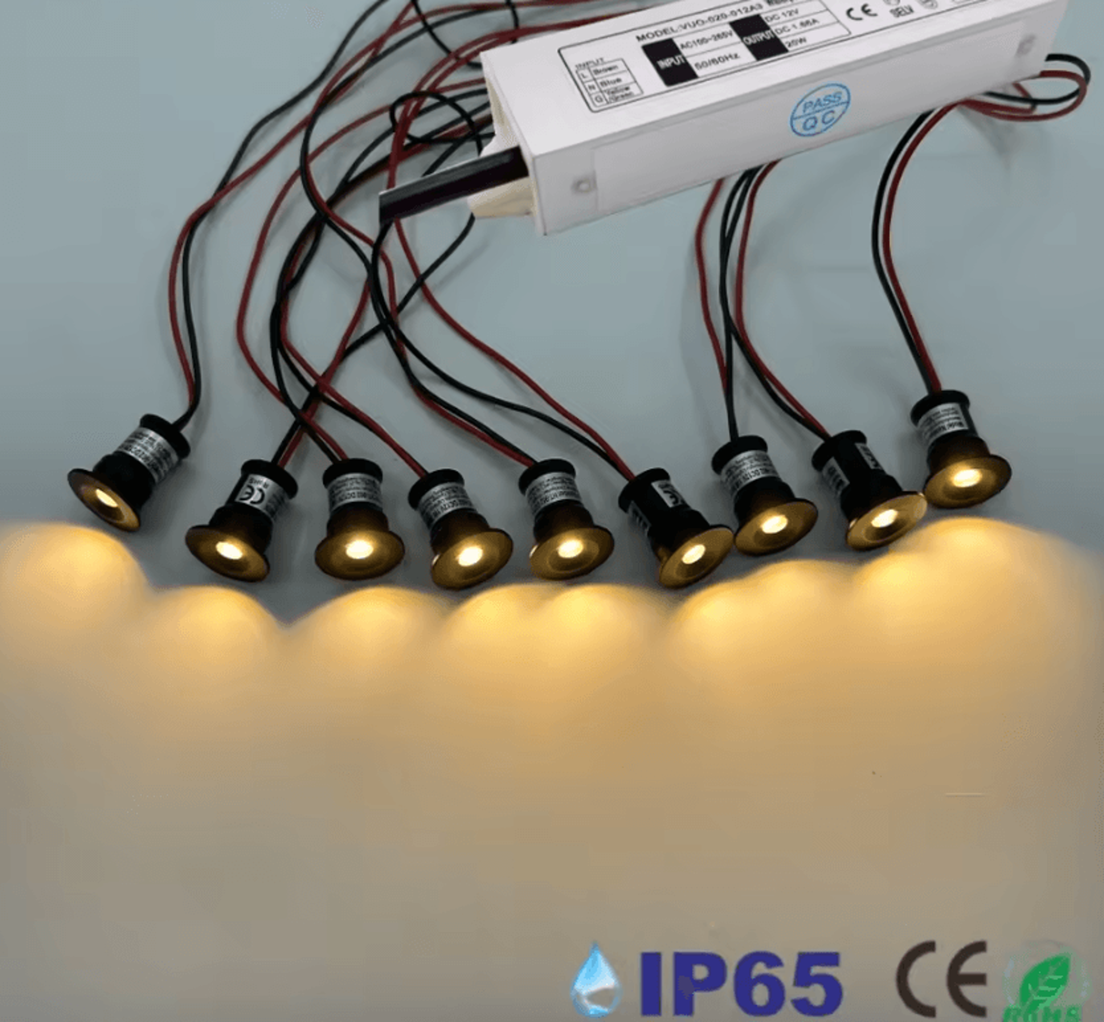 1w mini led ceiling spotlights 12v ip65 recessed downlights with ac220v driver for cabinets and showcases