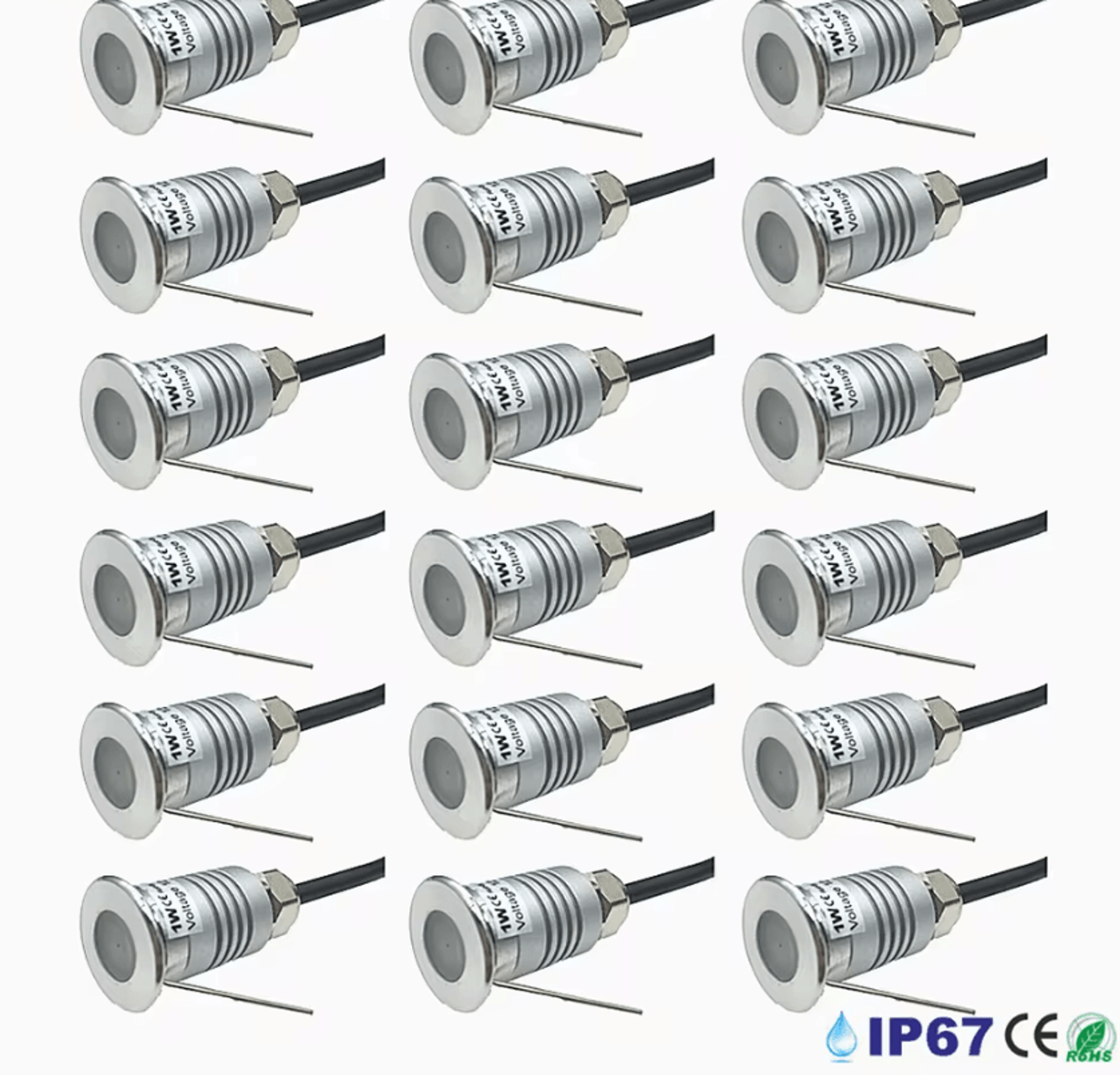 12v mini led garden ground light 1w ip67 waterproof recessed spotlight for outdoor deck and yard decoration