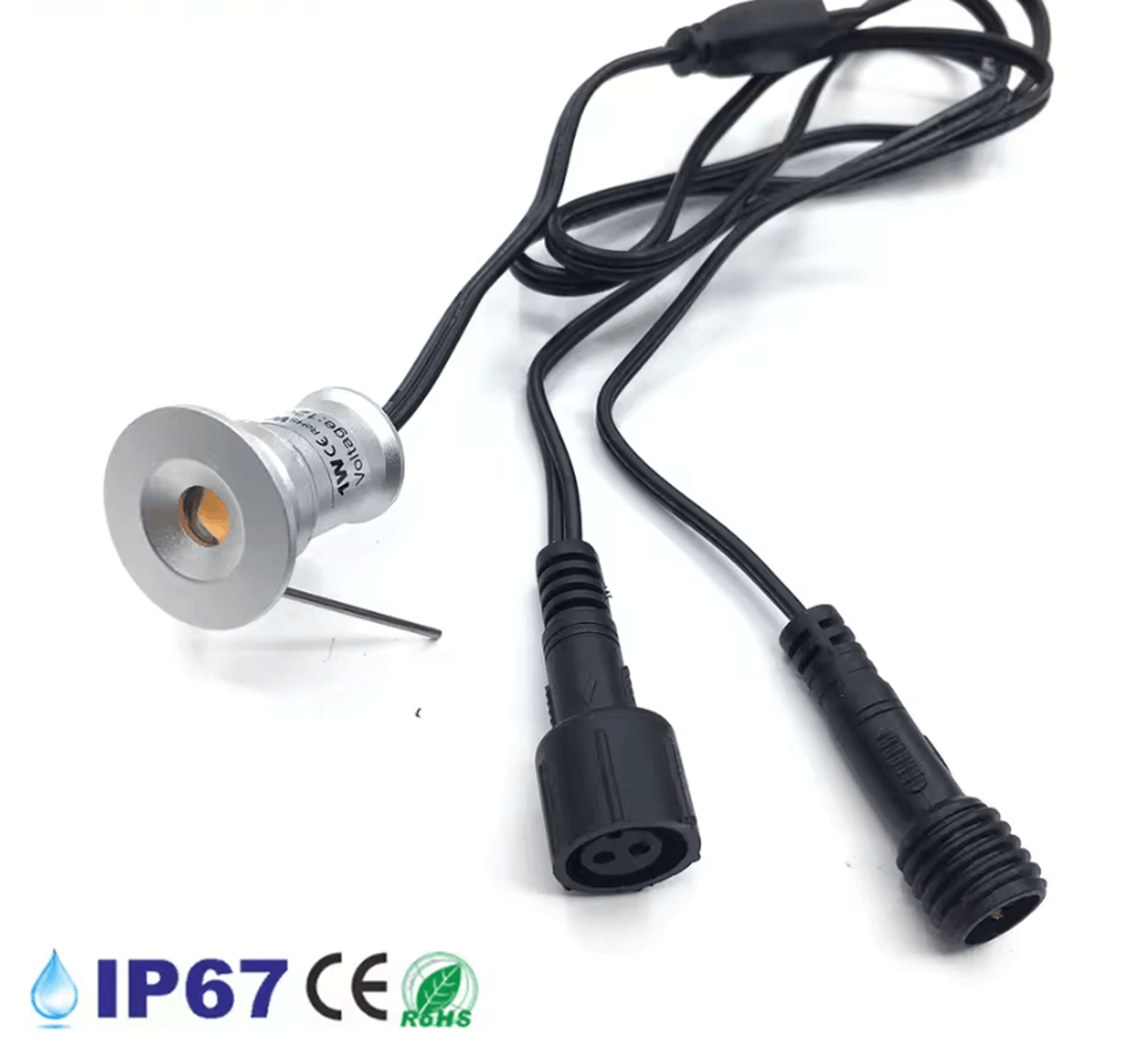 12v ip67 waterproof led deck light recessed underground spotlight for garden stairs and outdoor pathways