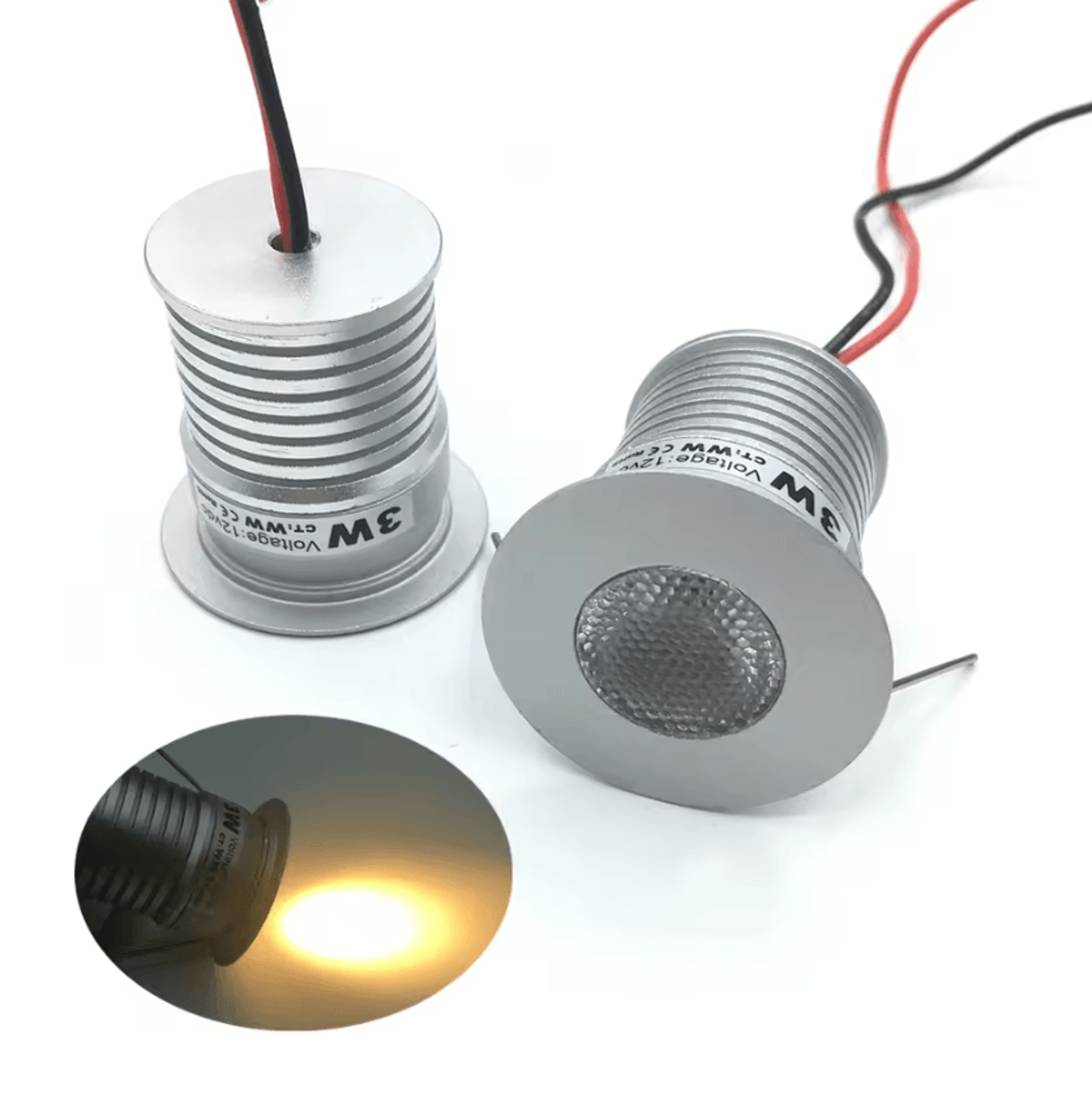 3w dimmable led ceiling spotlight 30mm 12v 24v mini recessed downlight for living room bedroom and cabinets
