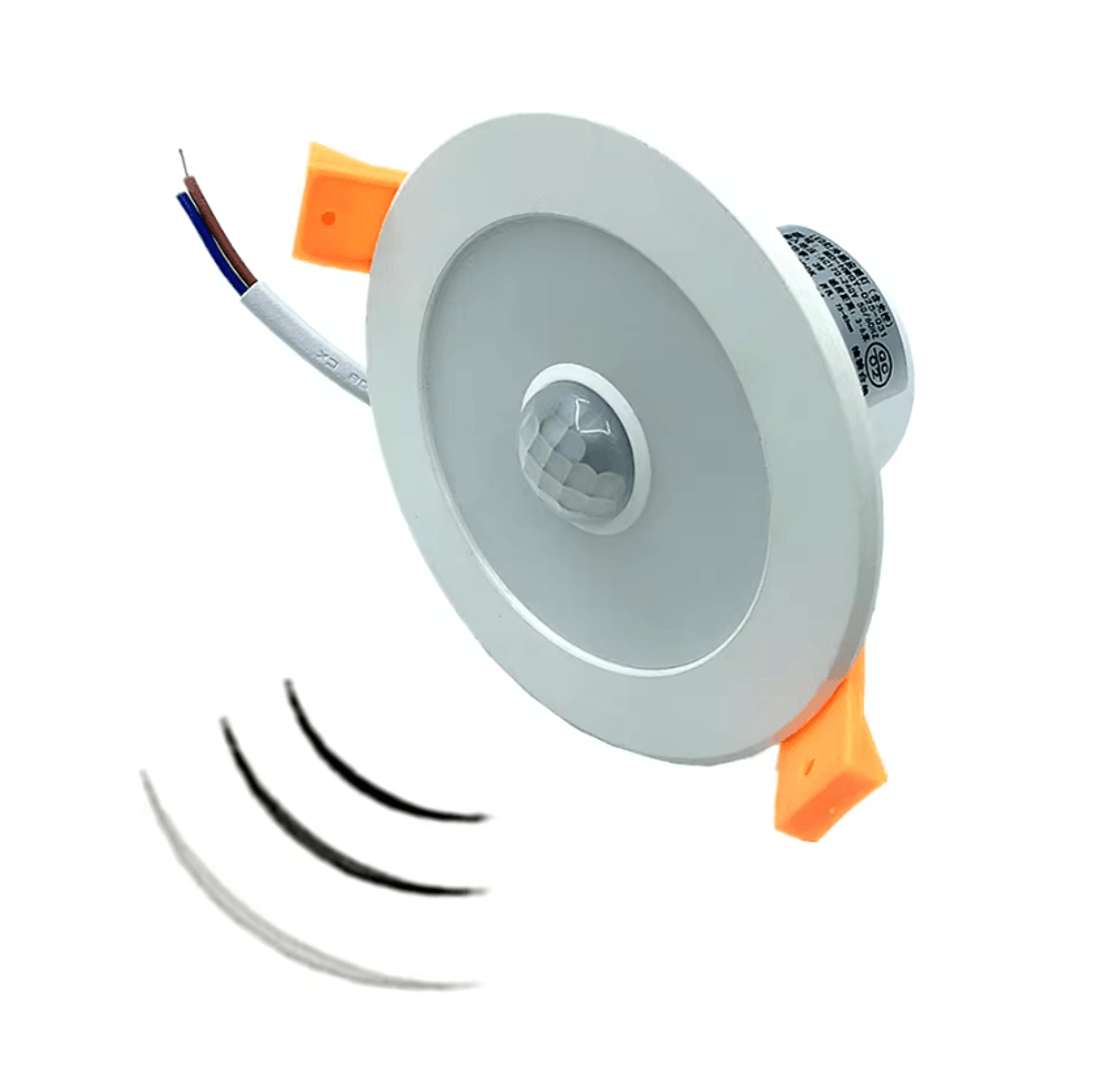 5w 7w 9w pir motion sensor led downlight 220v smart recessed ceiling lamp for hallways stairs and garages