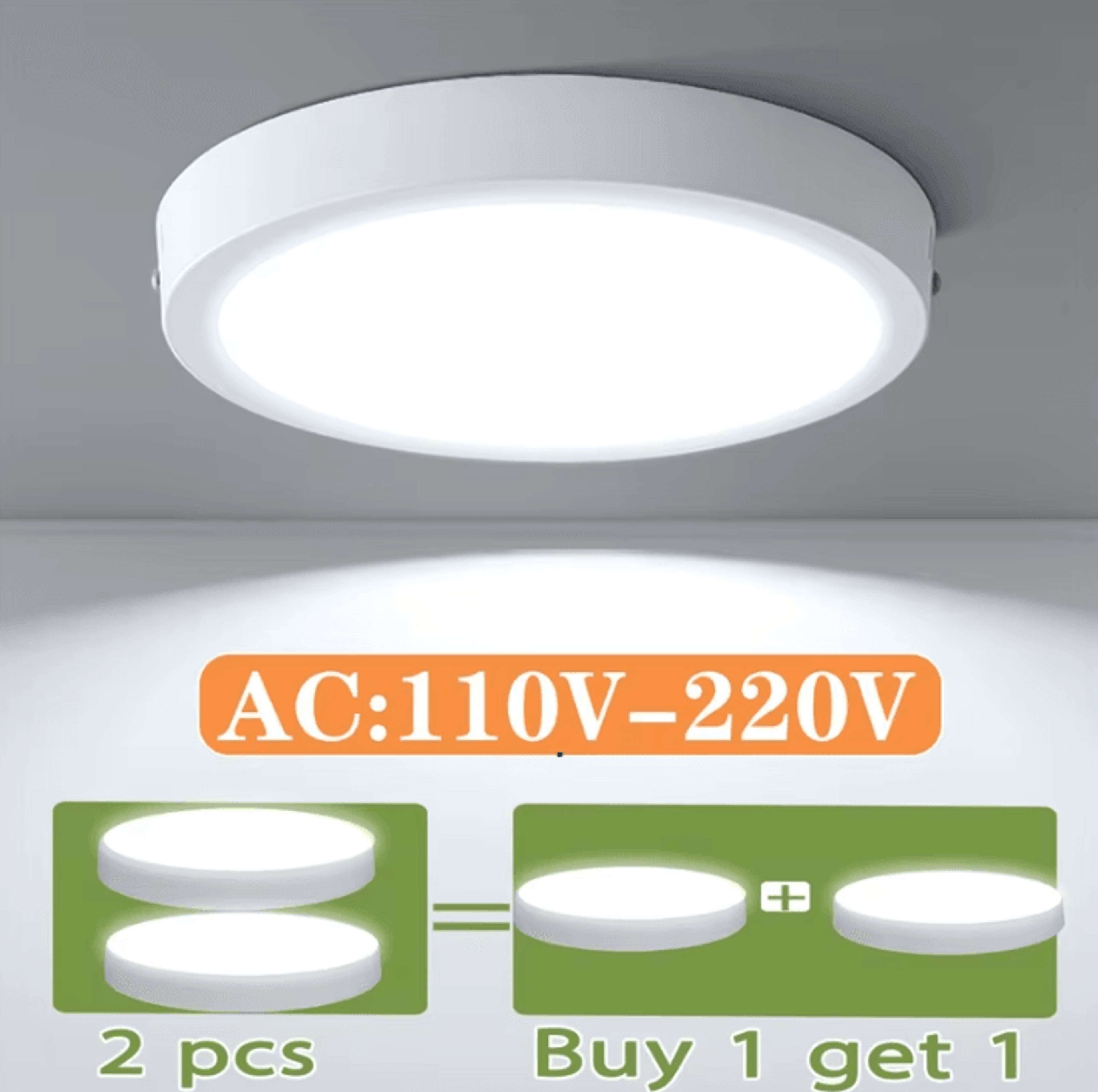 modern led ceiling panel light 15w 20w 30w ac 110v-220v indoor fixture for living room bedroom and kitchen