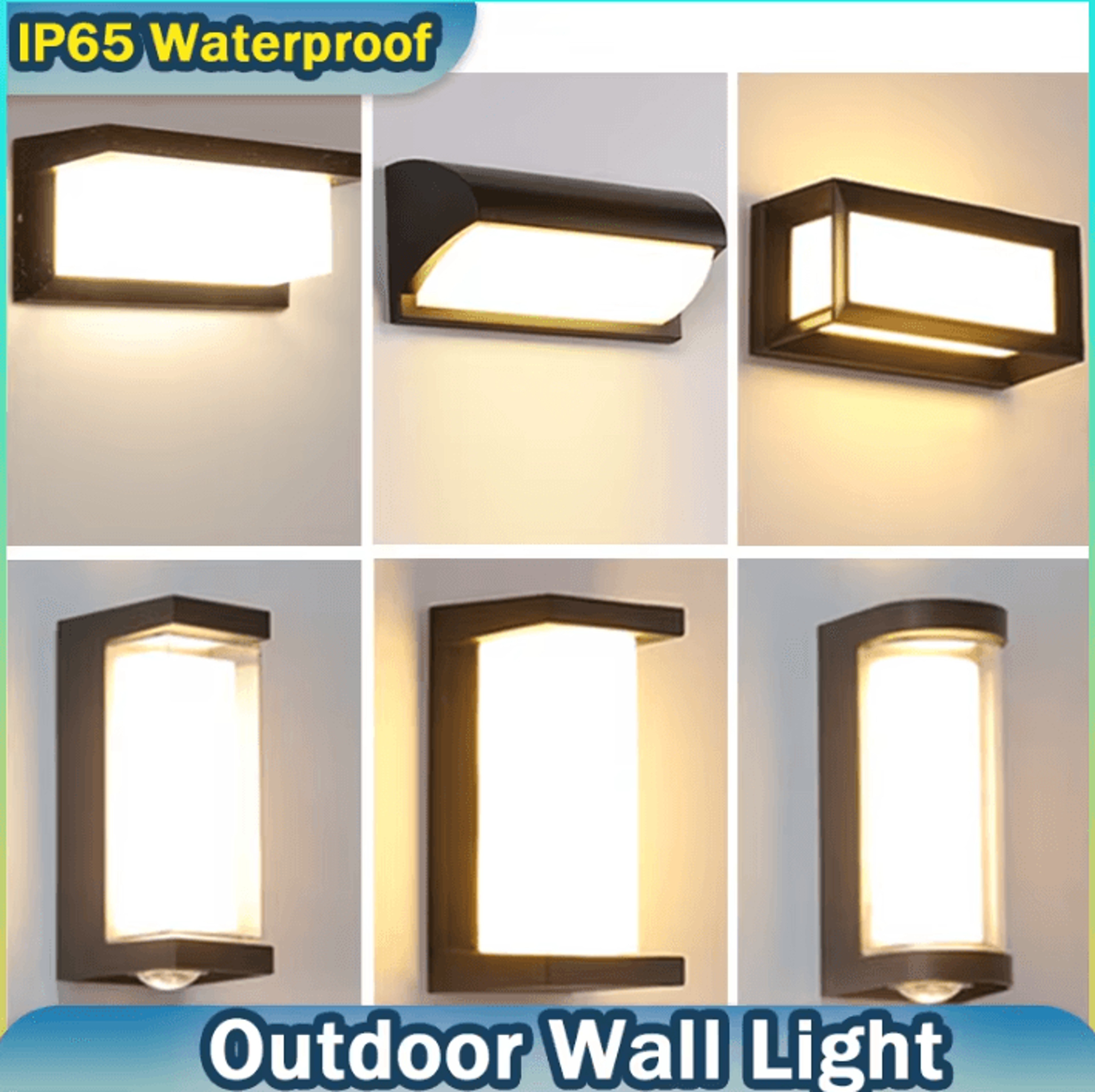 ip65 waterproof led wall light energy saving outdoor garden lamp for corridor balcony and home decor