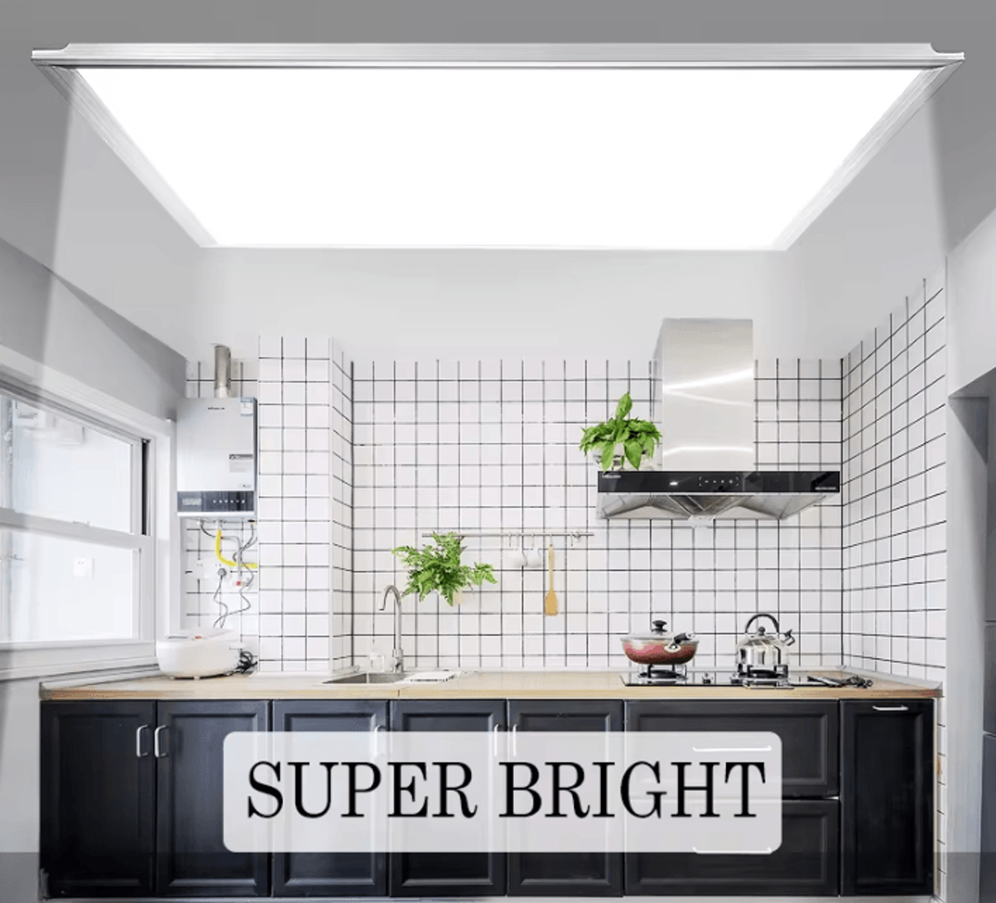 20w square led ceiling panel light 300x300mm ultra thin surface mounted 220v lamp for indoor lighting