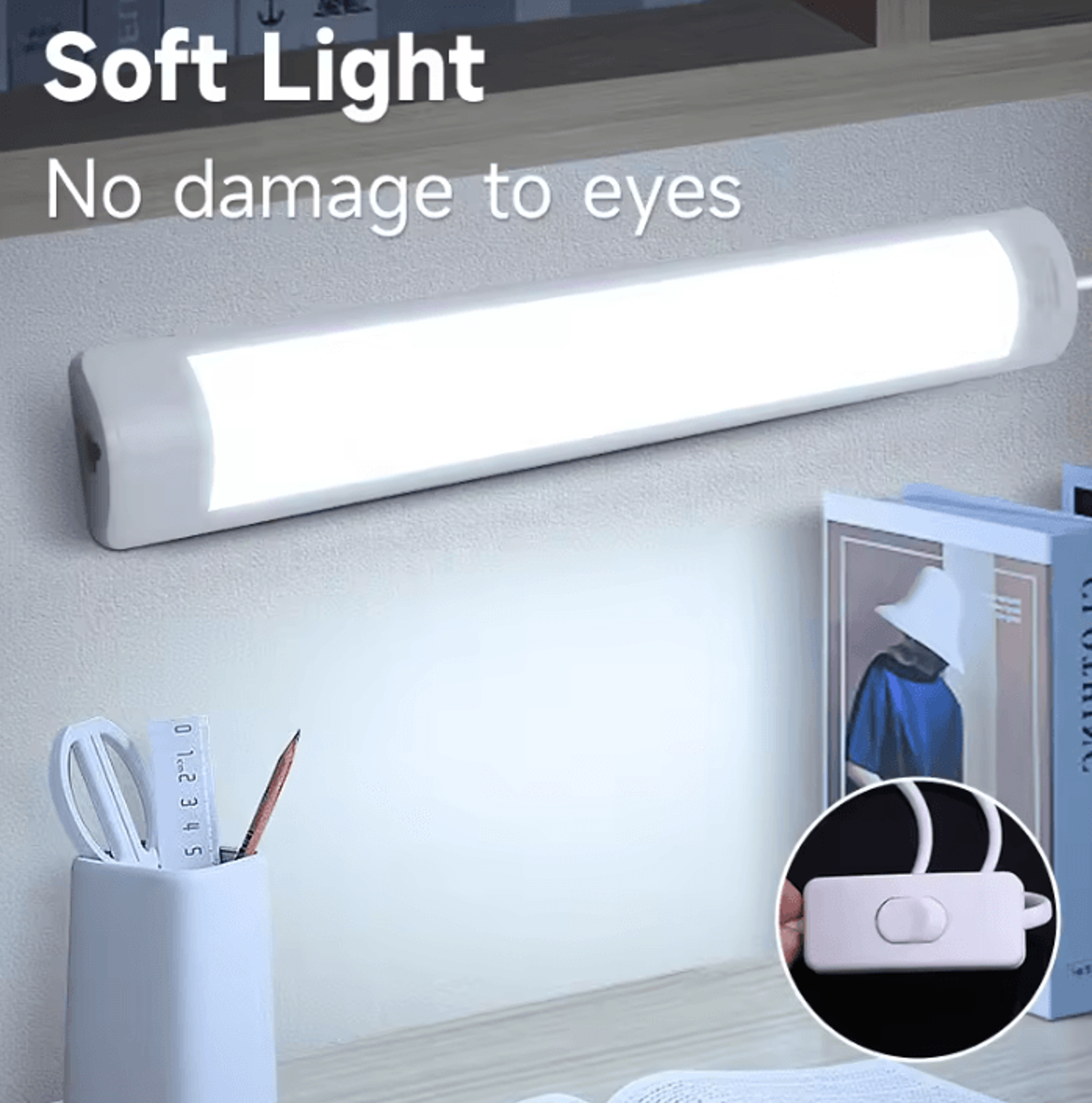 120cm 40w led cabinet tube light bright connectable bar lamp for kitchen closet and bedroom