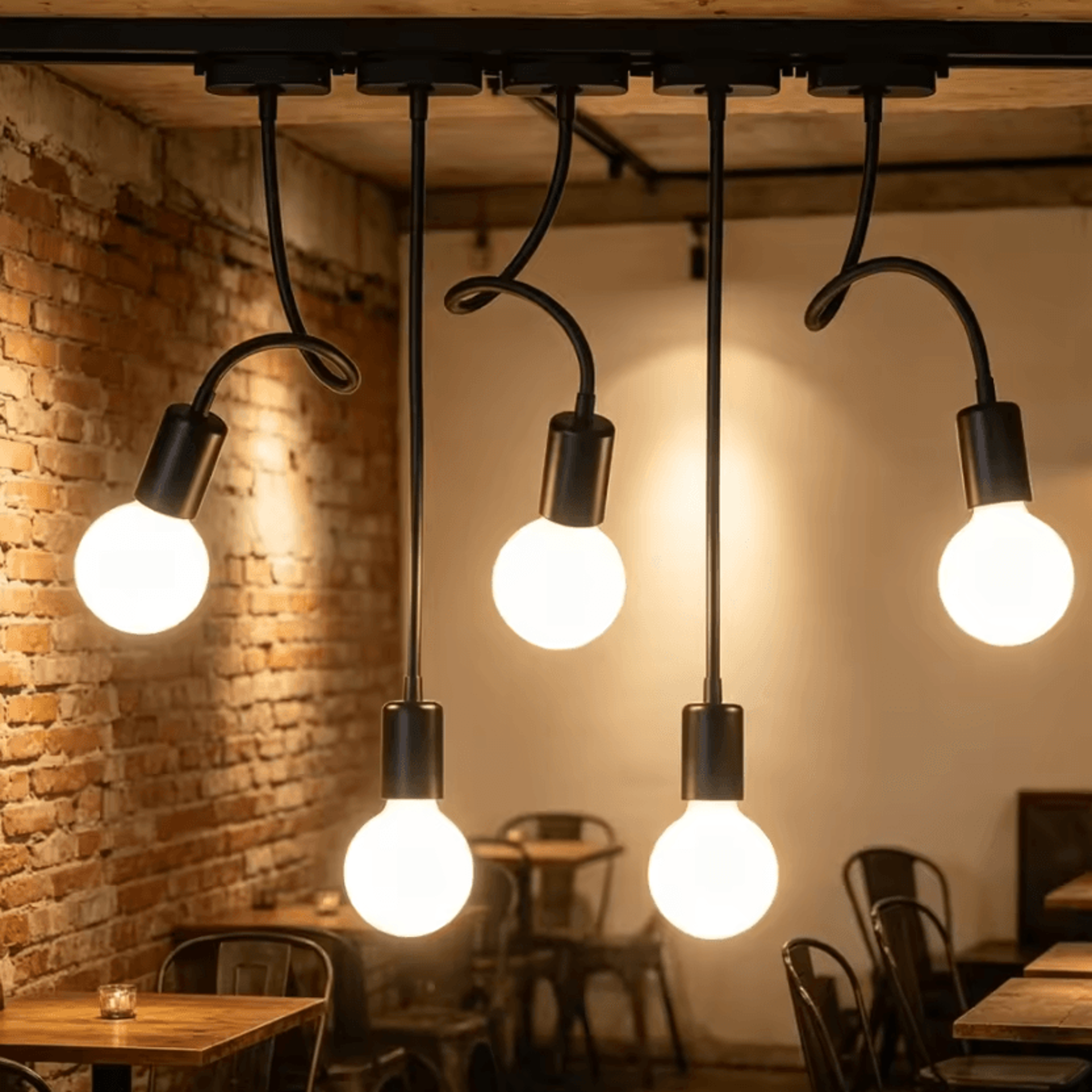 joyinled e27 h-type track spotlight adjustable ceiling rail light for restaurant and clothing shop