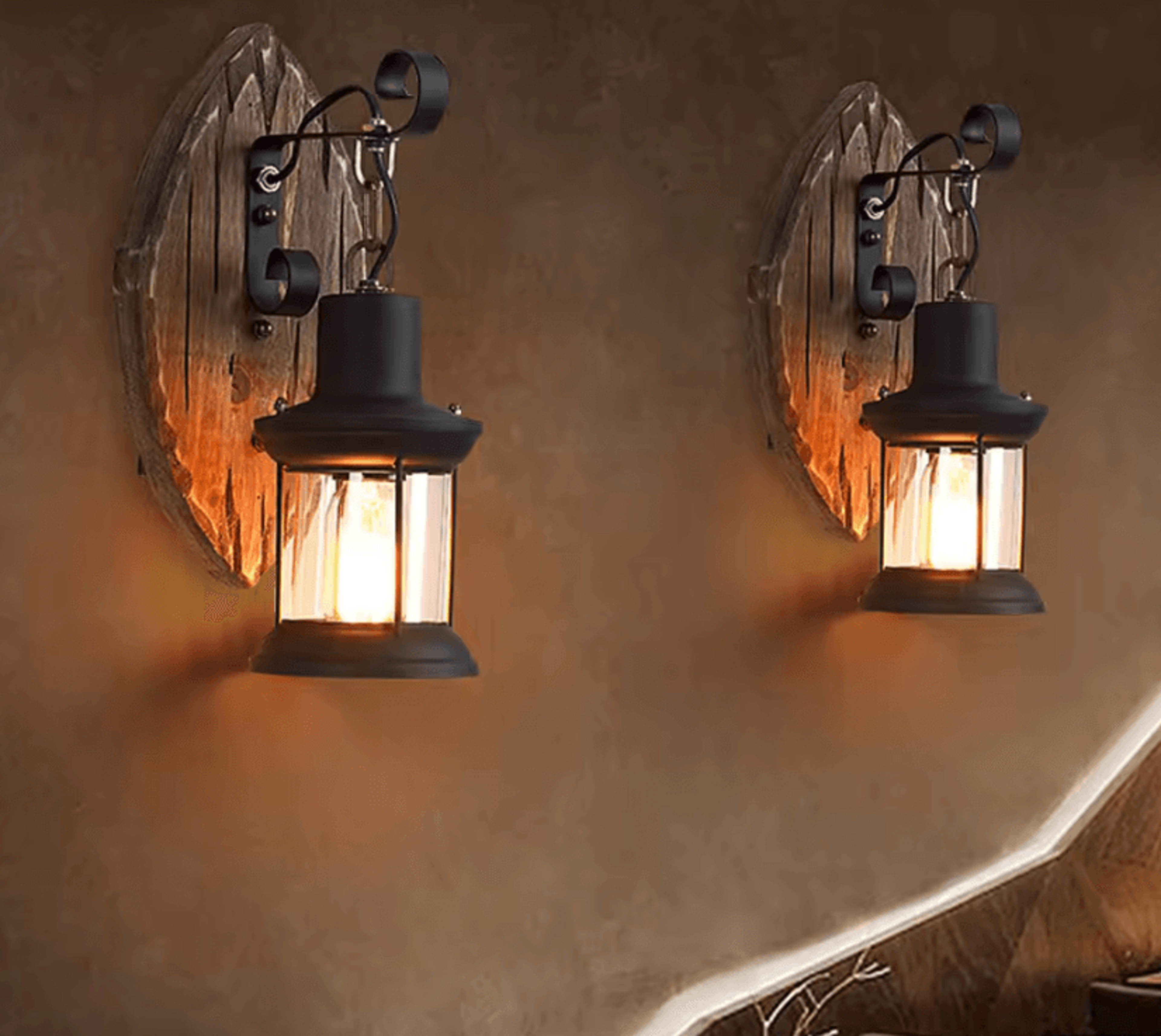 retro industrial black cage wall sconce e27 vintage loft lamp for bedroom and living room