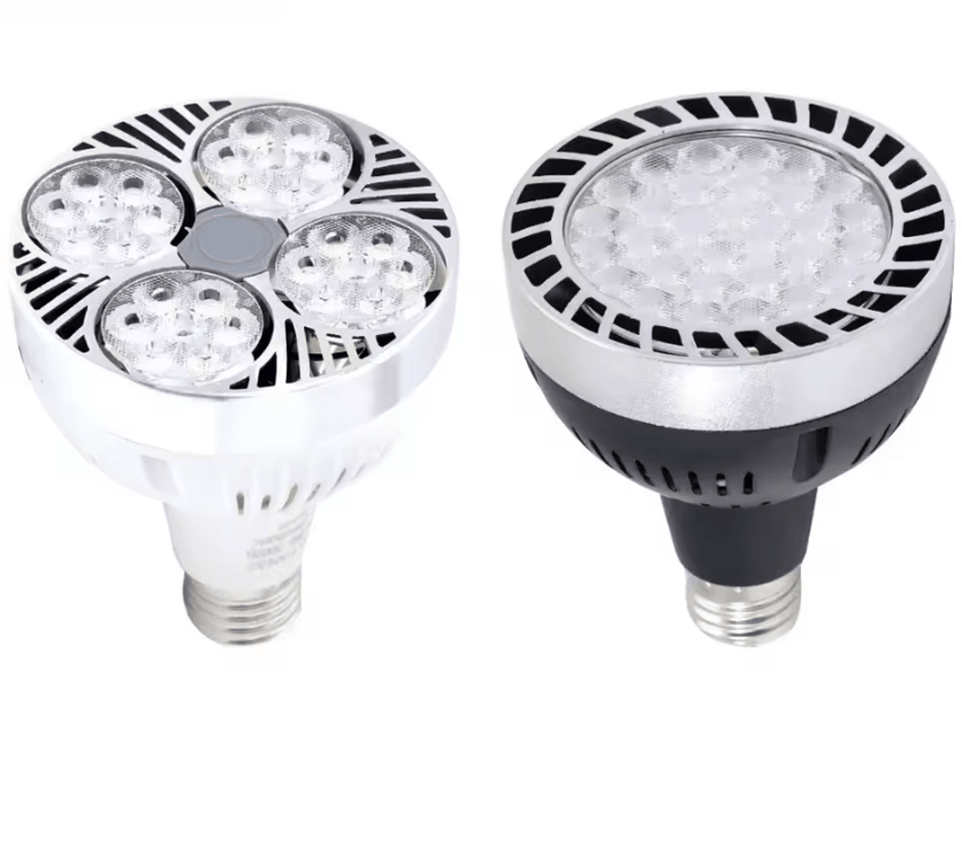 par30 led spotlight bulb 35w 45w e27 super bright daylight flood lamp 220v for track lighting