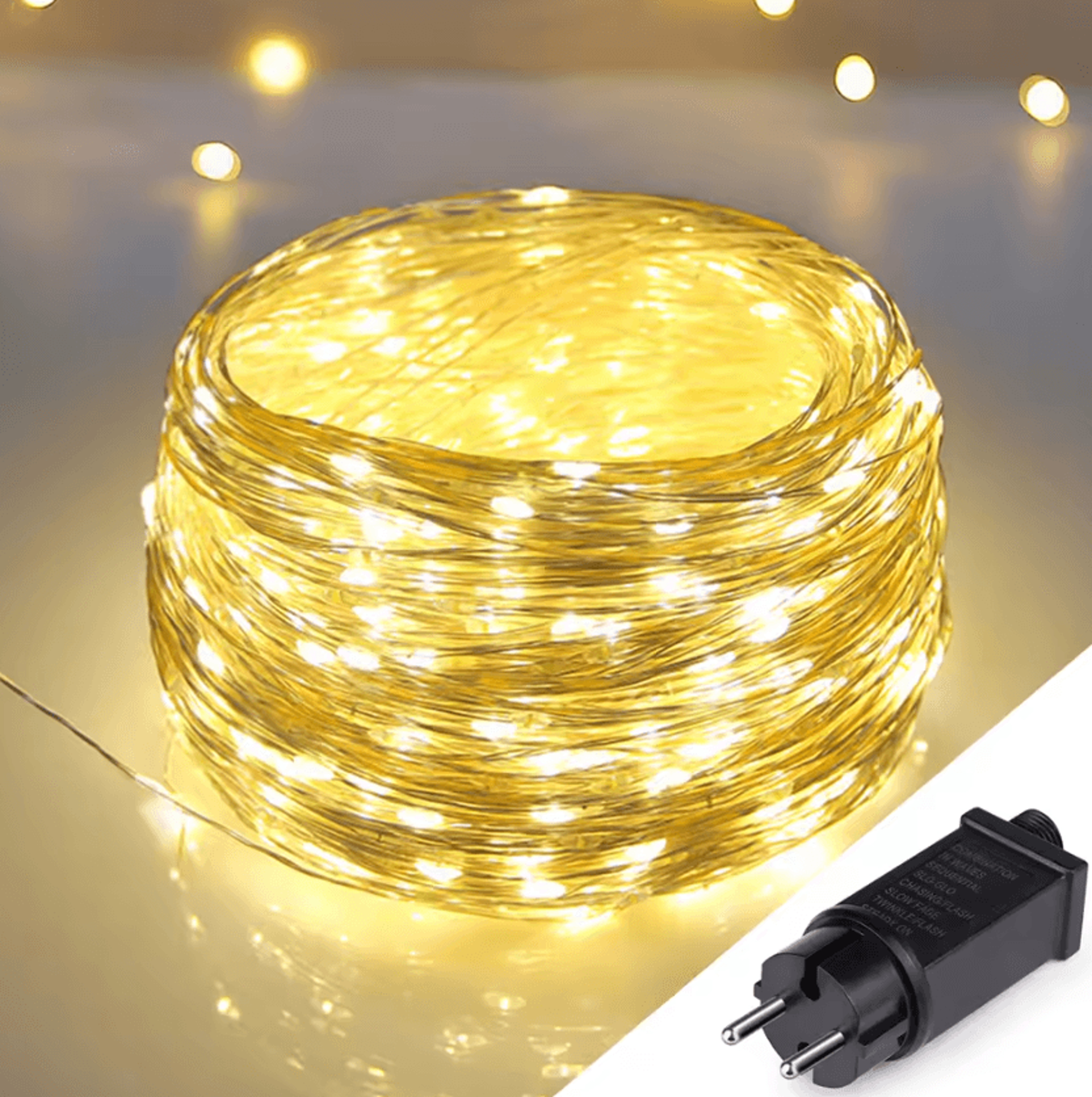 outdoor waterproof led string lights 10m-100m 220v copper wire fairy garland for christmas wedding and garden decoration