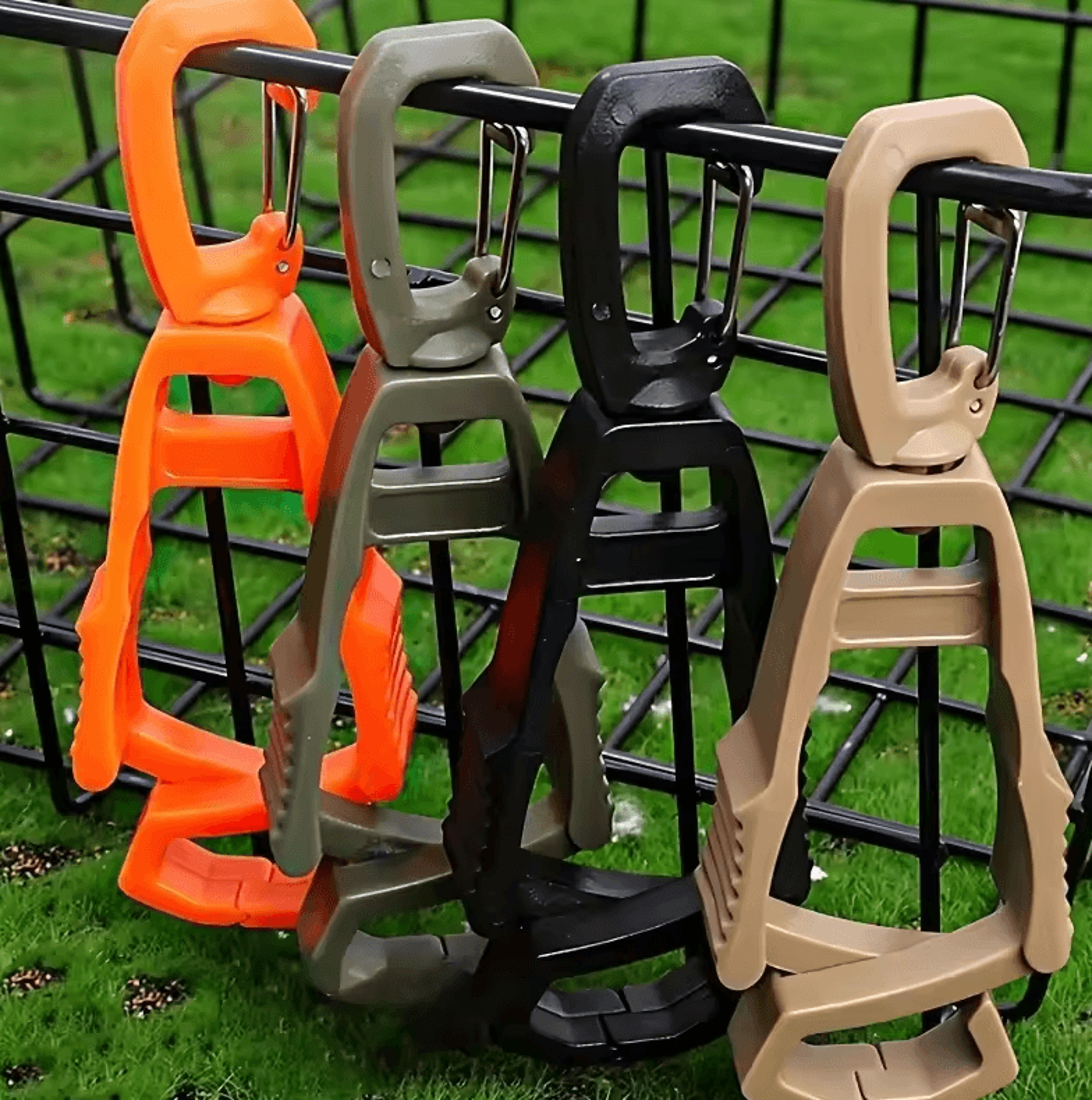 outdoor work gloves clip holder multi-purpose safety gloves belt hanger