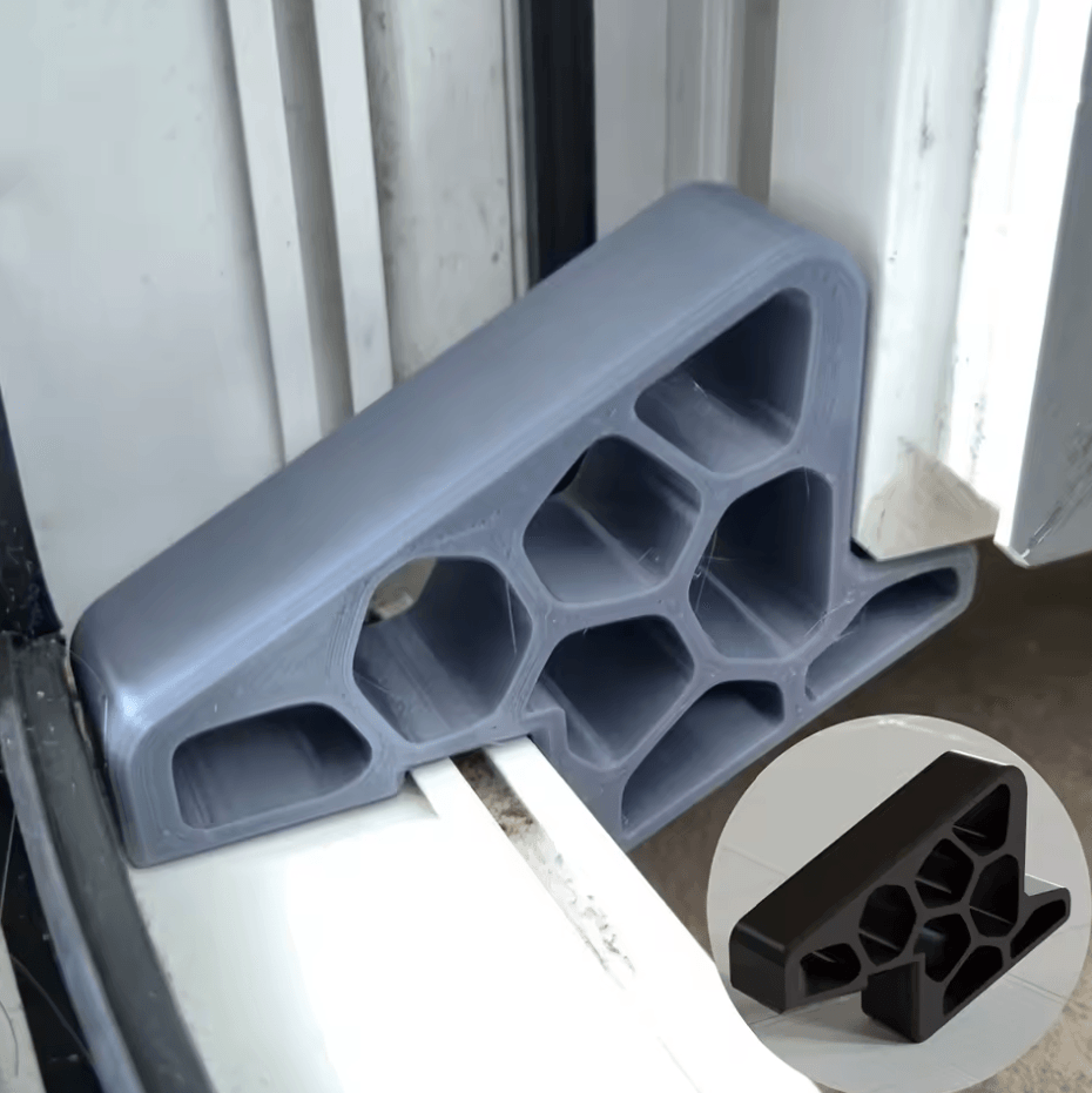 heavy-duty anti-slip door stopper wedge indoor rubber door blocker